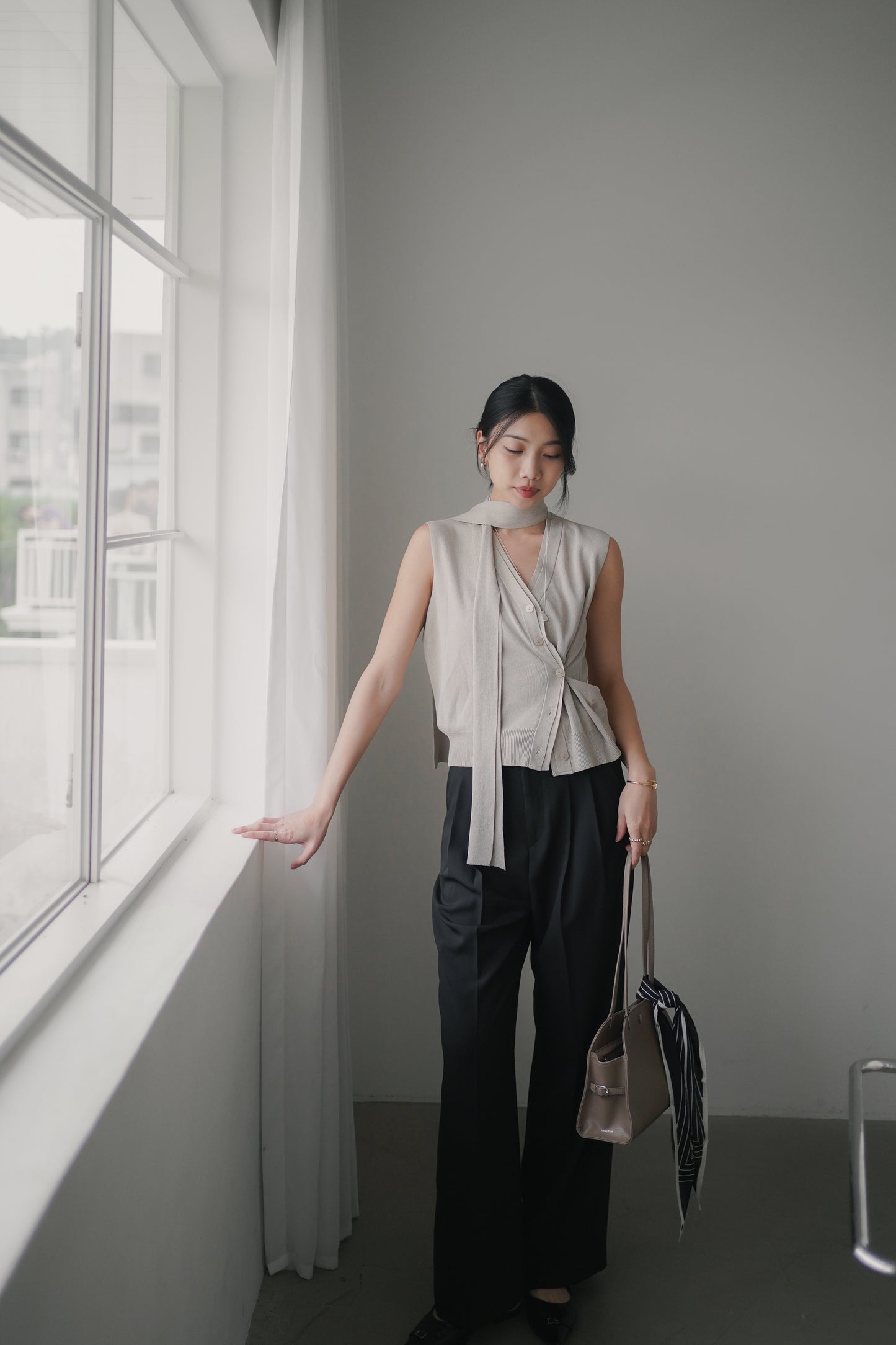 𝐌𝐚𝐲 〖老錢風｜涼感免熨〗 Modern Double Tuck Trousers
