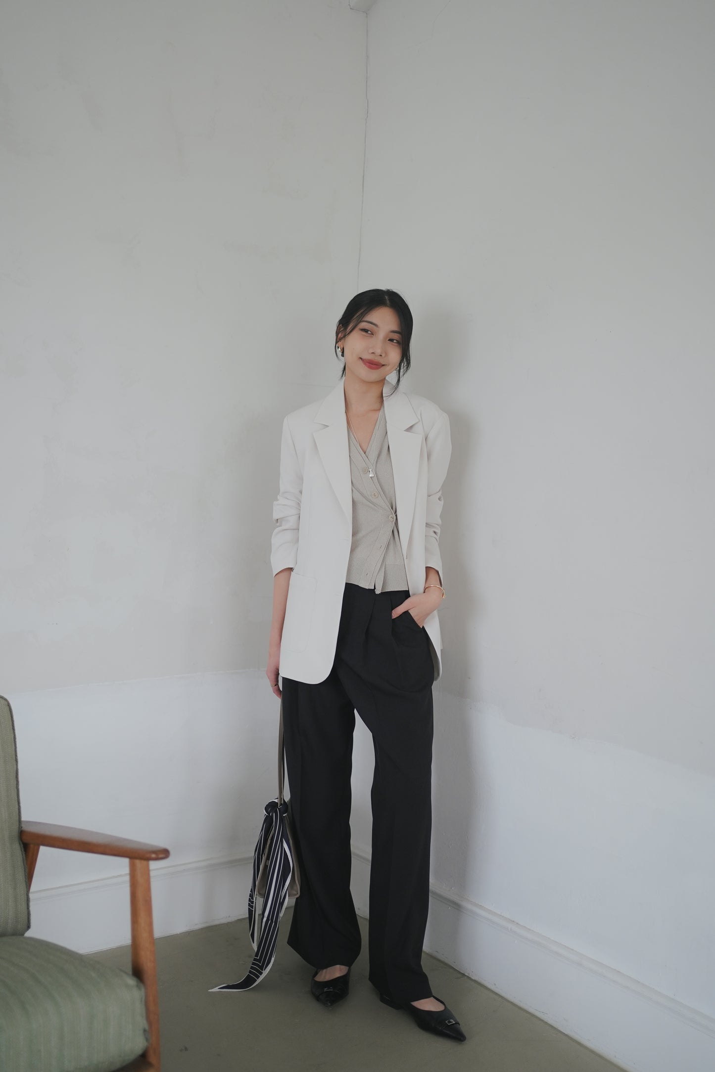 𝐌𝐚𝐲【Kedi Made | 免熨超薄無肩墊】Air Ease Lightweight Blazer ᵇᵉˢᵗ ⁱᵗᵉᵐ