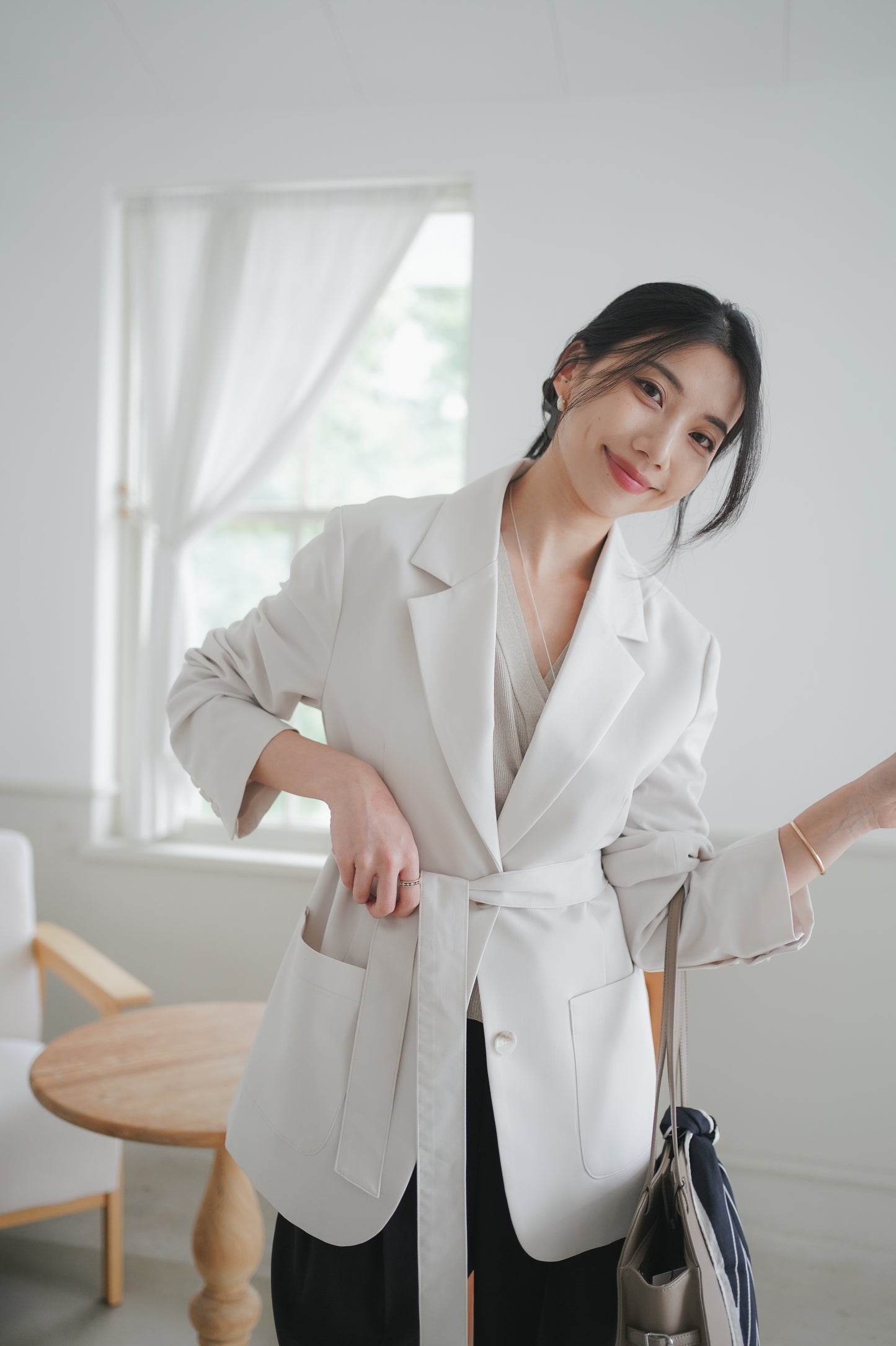 𝐌𝐚𝐲【Kedi Made | 免熨超薄無肩墊】Air Ease Lightweight Blazer ᵇᵉˢᵗ ⁱᵗᵉᵐ