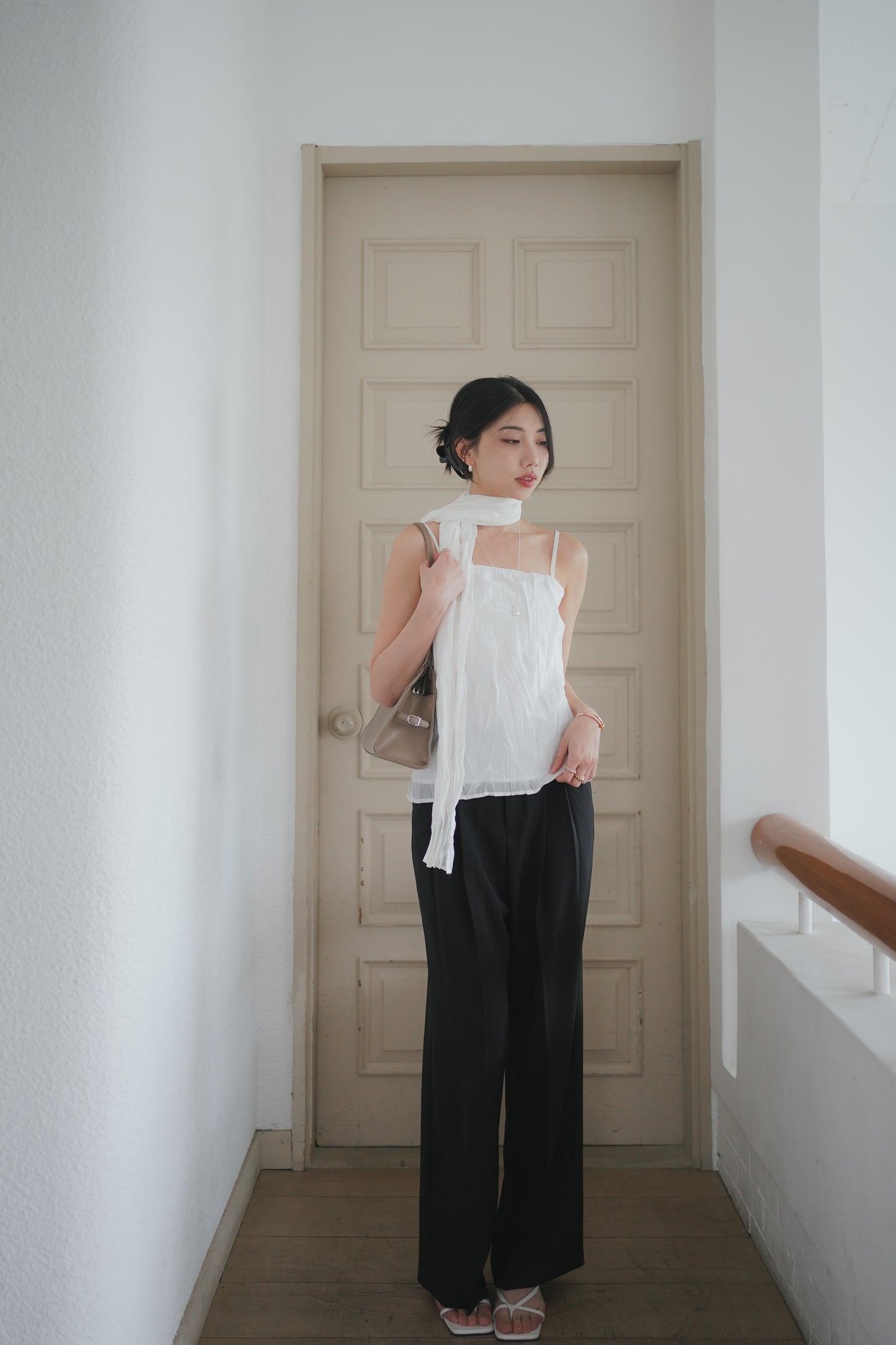 𝐌𝐚𝐲 〖老錢風｜涼感免熨〗 Modern Double Tuck Trousers
