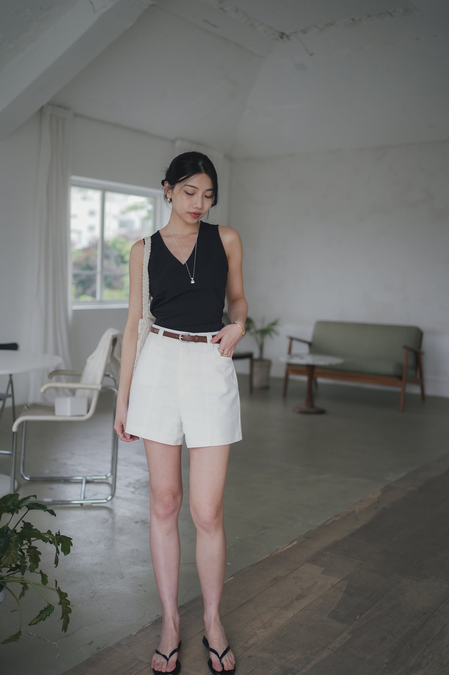 𝐌𝐚𝐲 〖都會俐落｜附皮帶〗Classic Belted Shortsᵇᵉˢᵗ ⁱᵗᵉᵐ