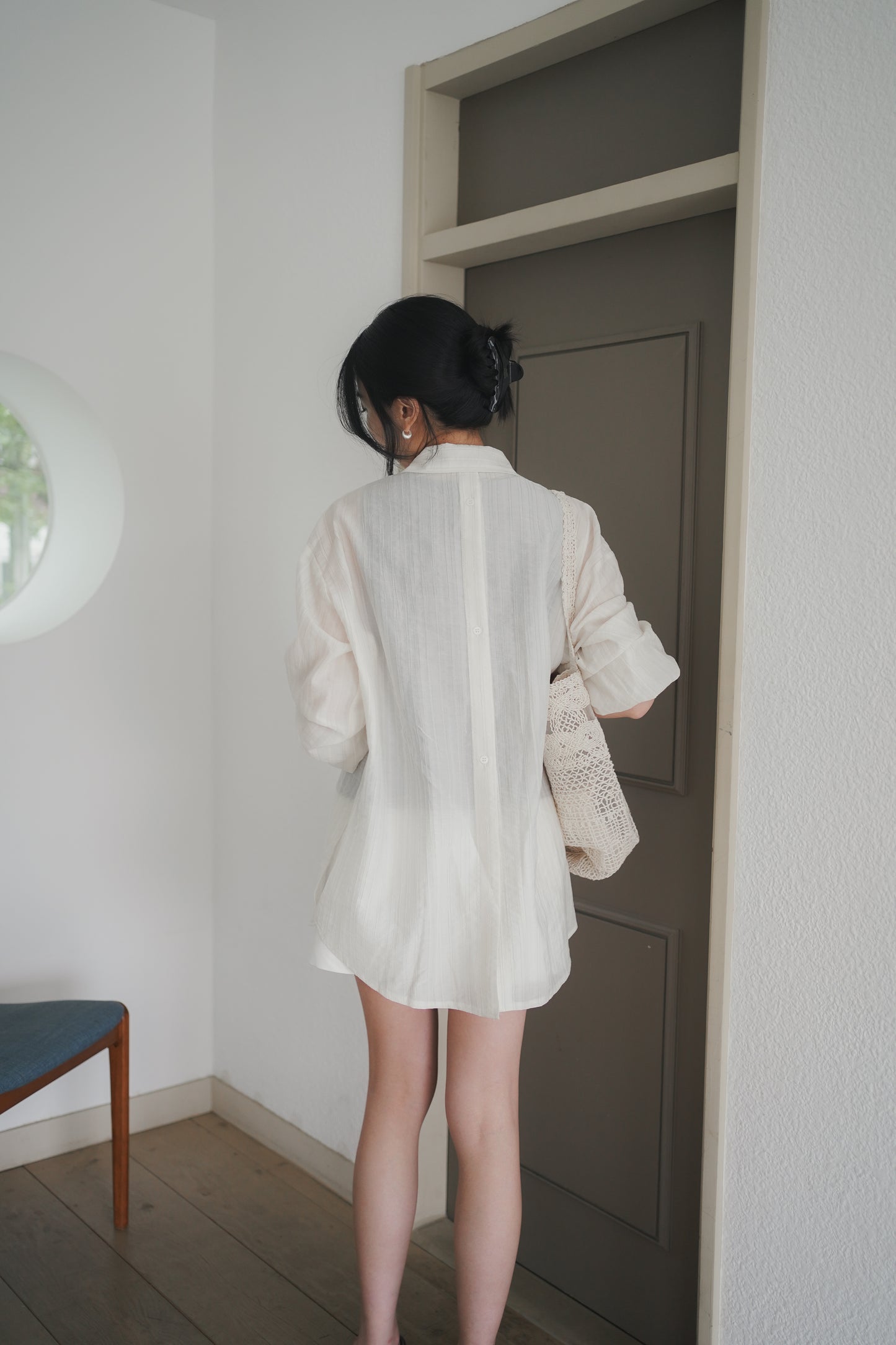 𝐌𝐚𝐲 〖日常免熨〗Lazy Summer Stripe Shirtᵇᵉˢᵗ ⁱᵗᵉᵐ