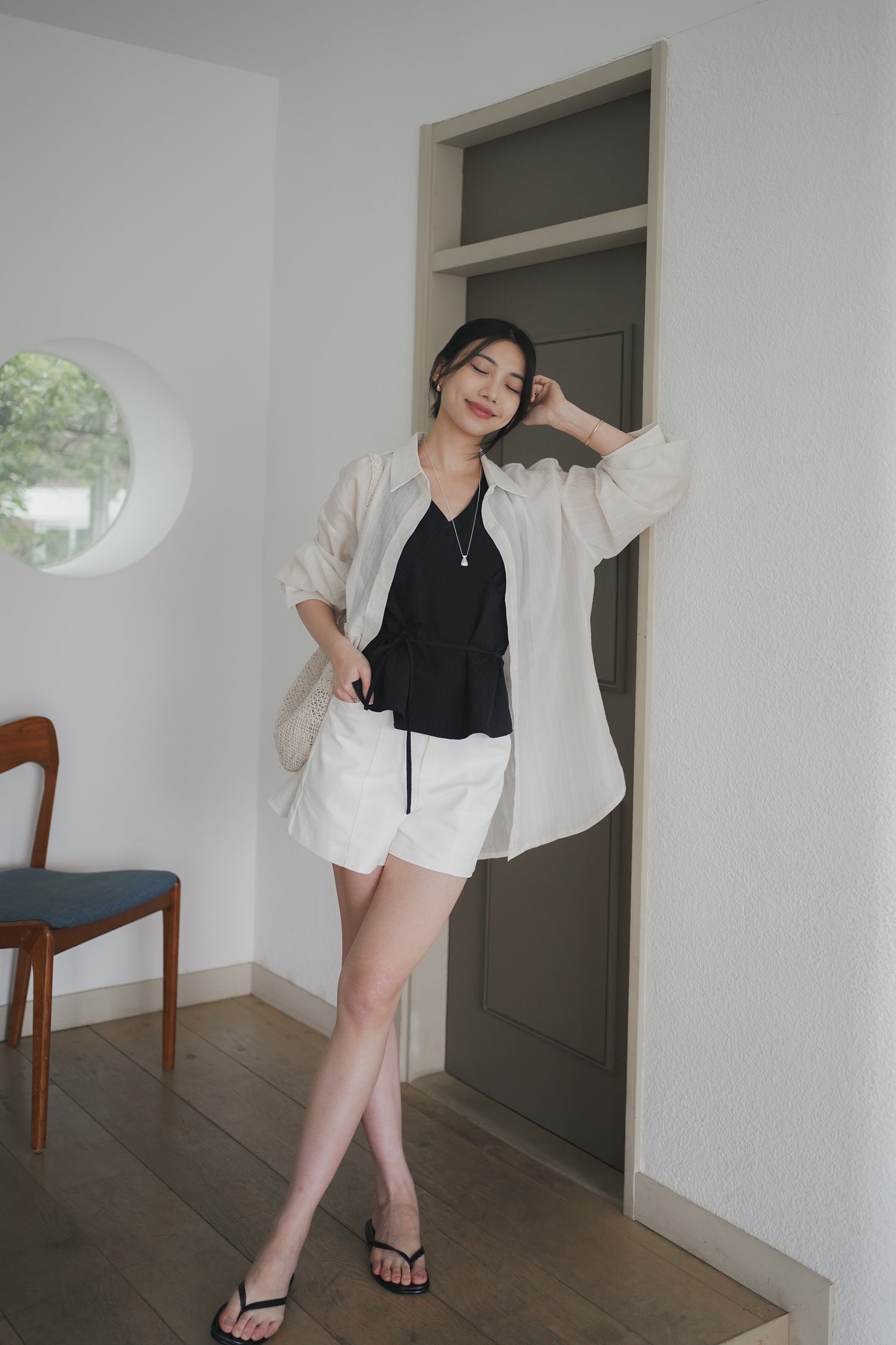 𝐌𝐚𝐲 〖日常免熨〗Lazy Summer Stripe Shirtᵇᵉˢᵗ ⁱᵗᵉᵐ