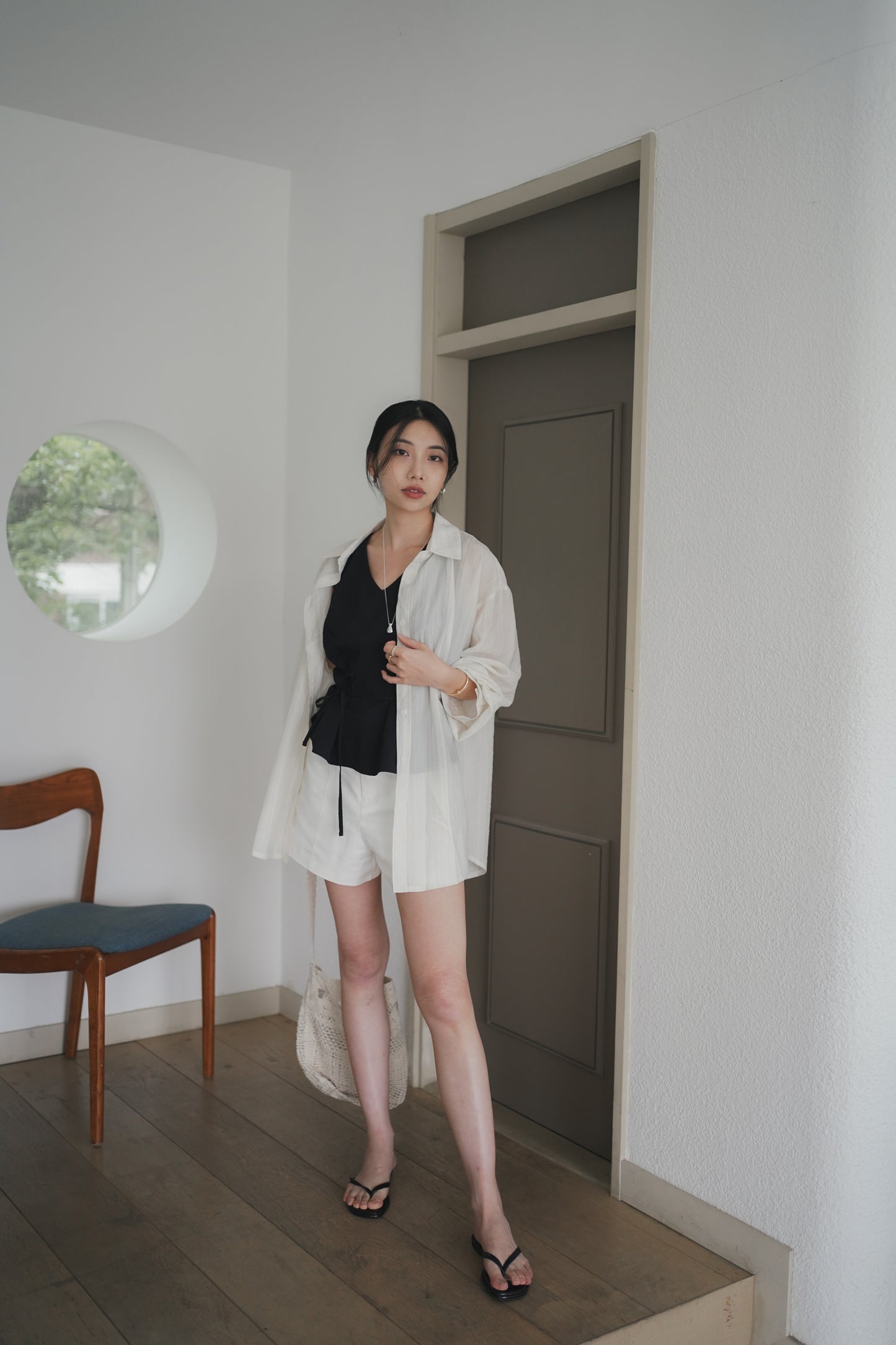 𝐌𝐚𝐲 〖日常免熨〗Lazy Summer Stripe Shirtᵇᵉˢᵗ ⁱᵗᵉᵐ