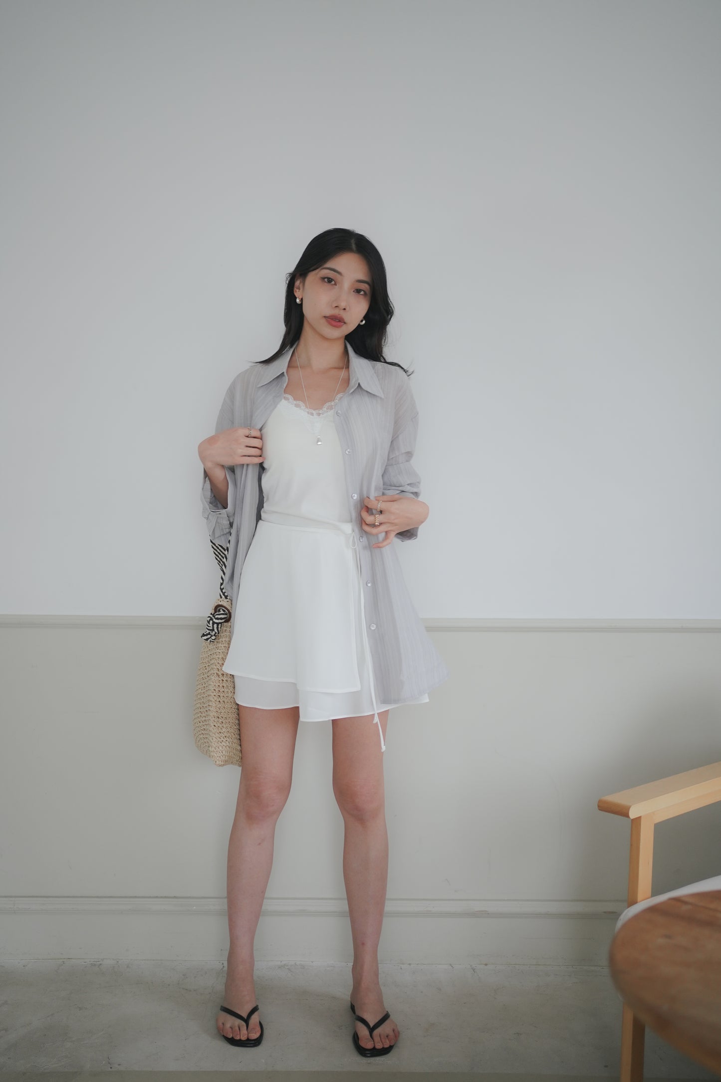 𝐌𝐚𝐲 〖日常免熨〗Lazy Summer Stripe Shirtᵇᵉˢᵗ ⁱᵗᵉᵐ