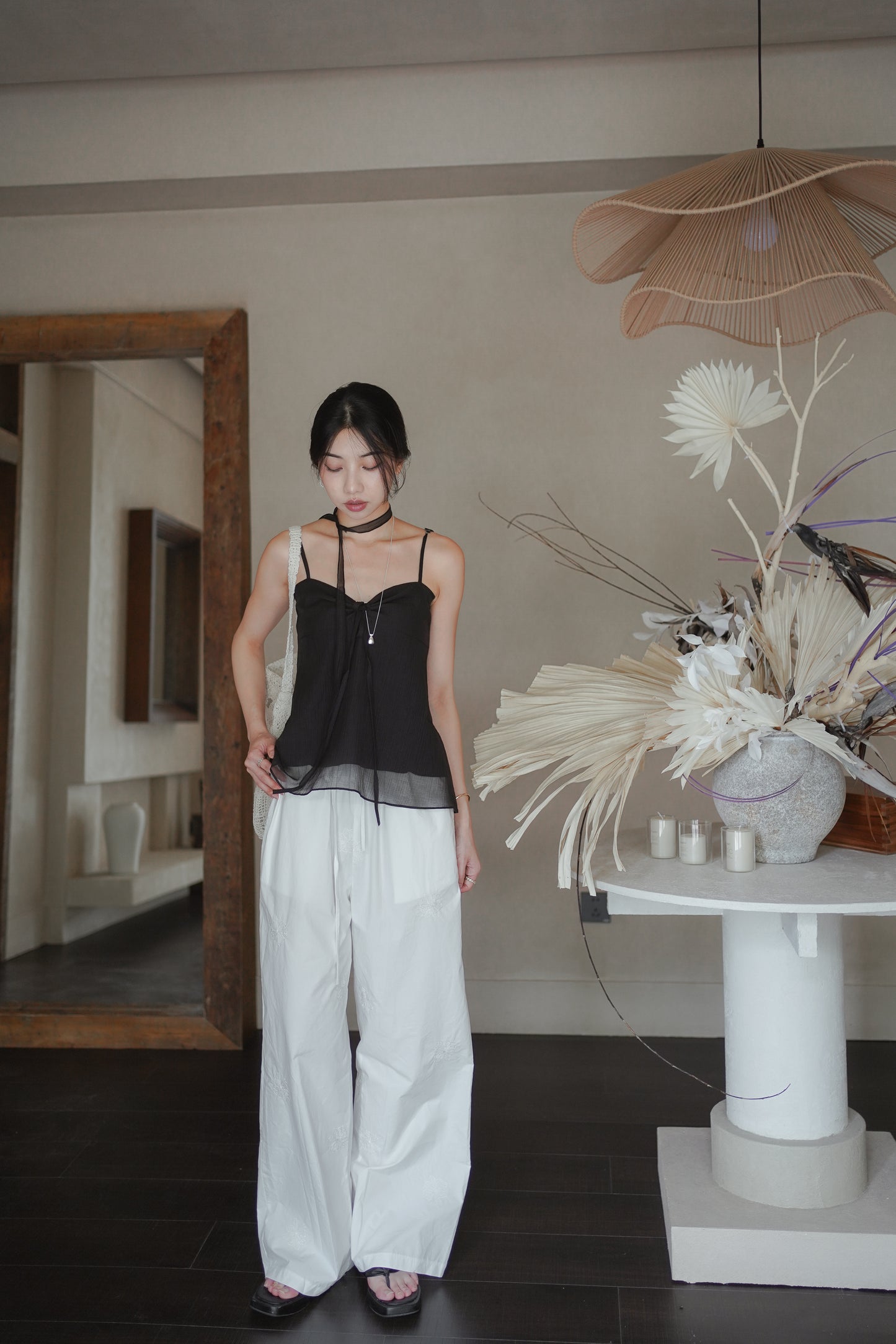 𝐉𝐮𝐧【優雅氣質款】Dusk Tie Top