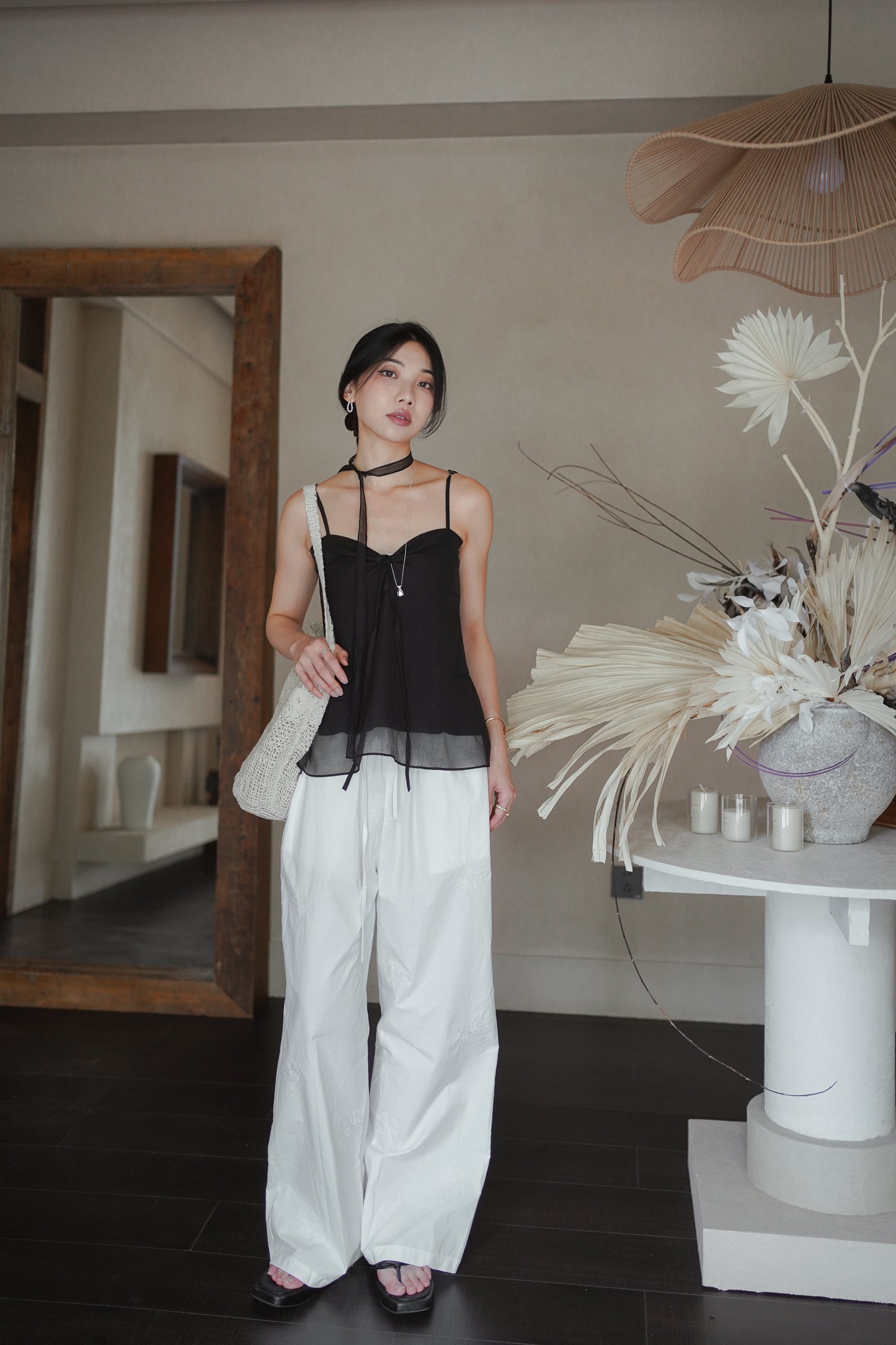 𝐉𝐮𝐧【優雅氣質款】Dusk Tie Top
