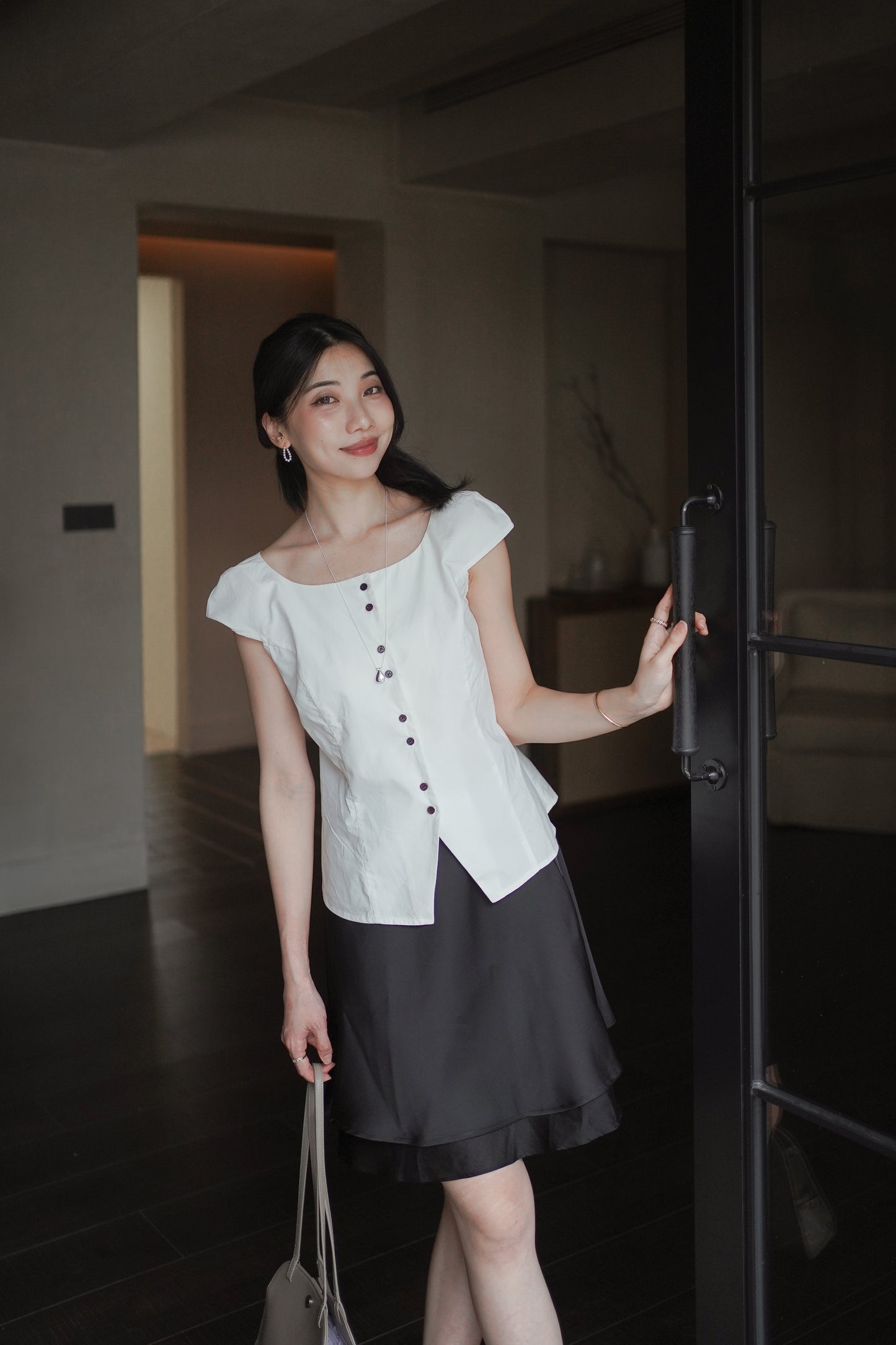 𝐉𝐮𝐧【Office Pick | 氣質中長裙 】 Double Layer Skirt