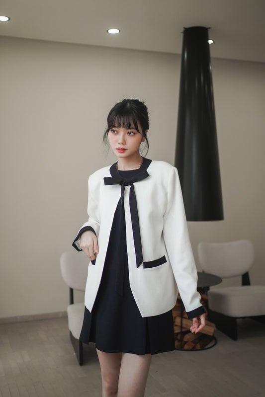 𝐌𝐚𝐫 Ribbon Monotone Jacket