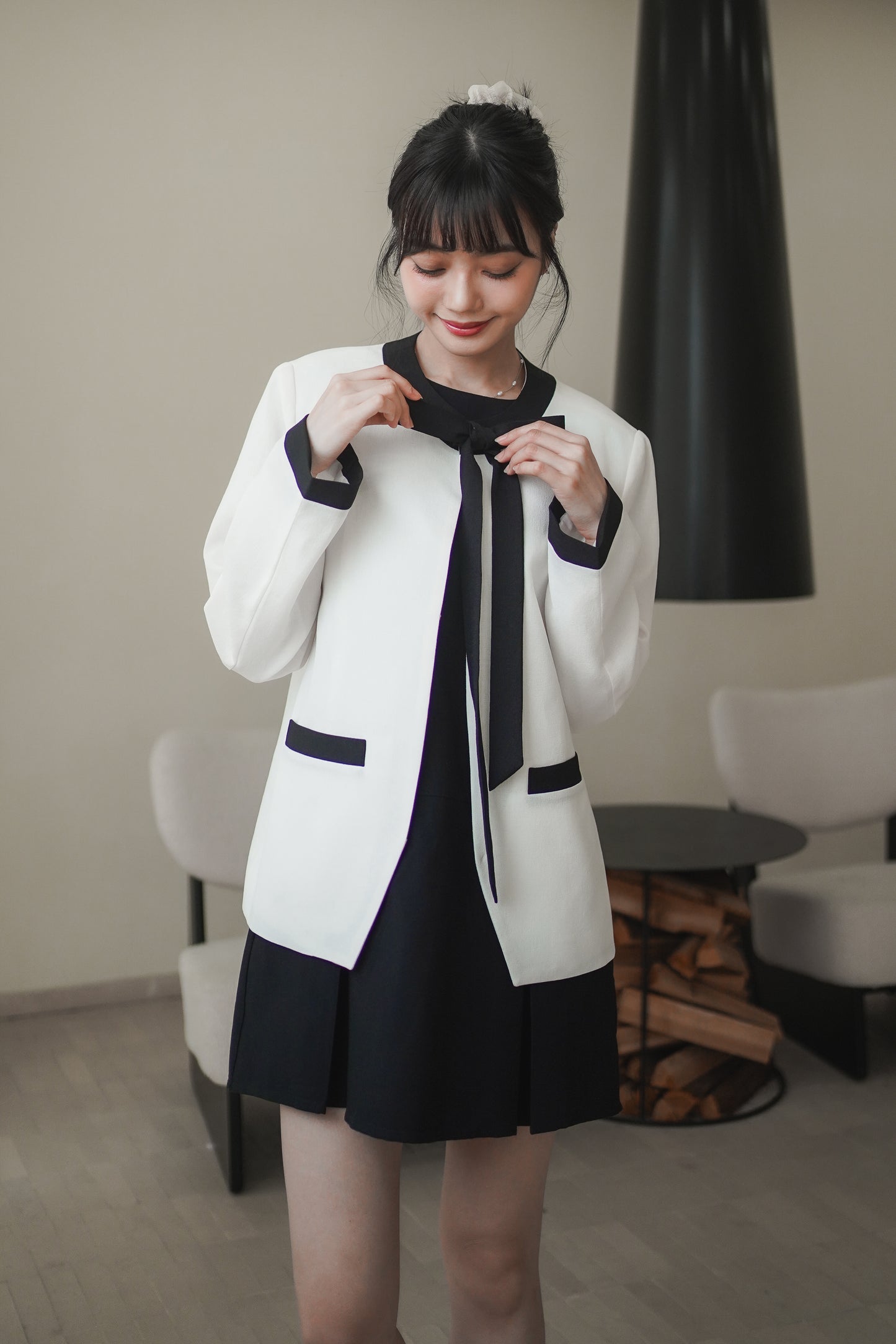 𝐌𝐚𝐫 Ribbon Monotone Jacket