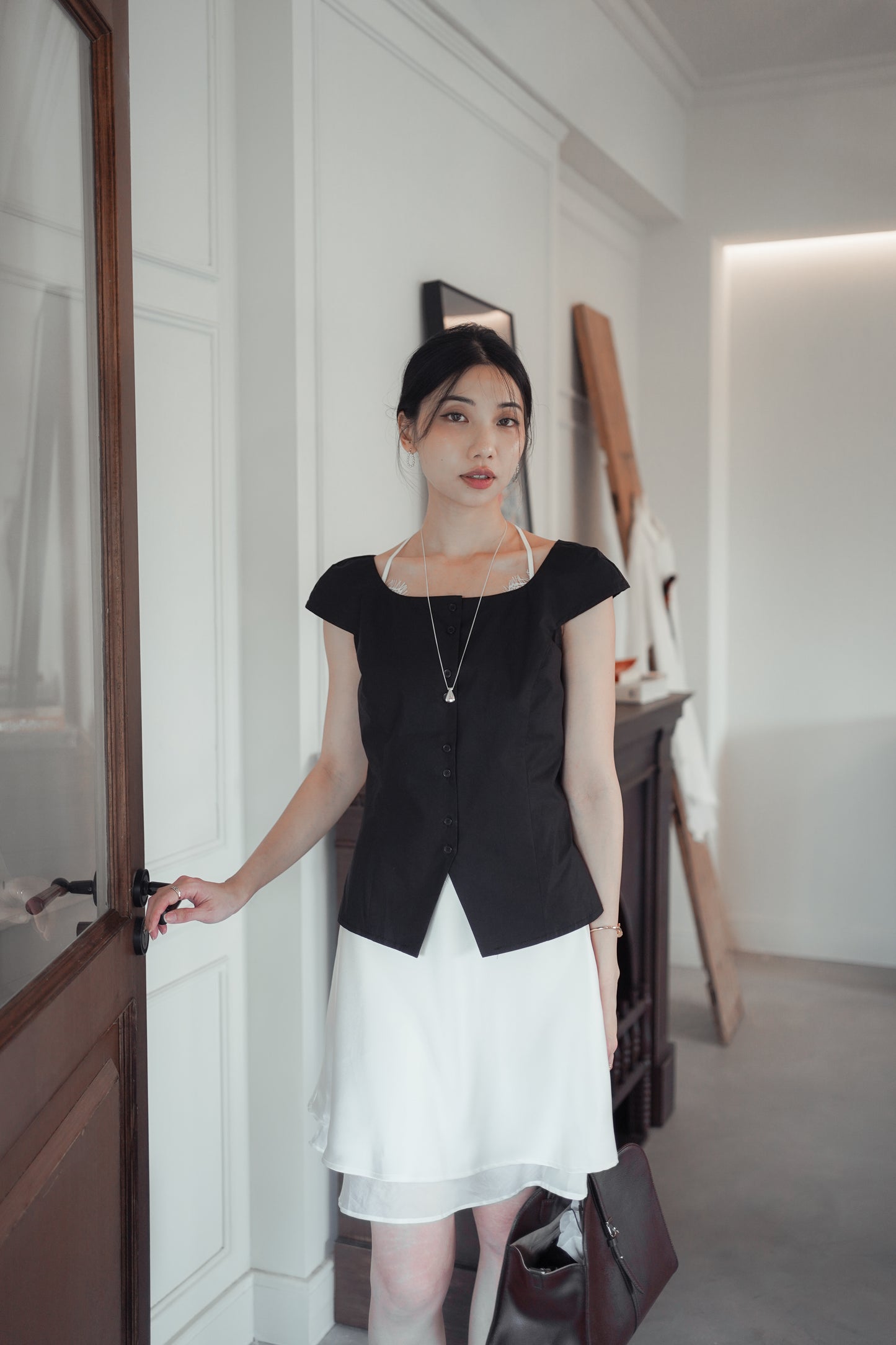 𝐉𝐮𝐧【Office Pick | 氣質中長裙 】 Double Layer Skirt
