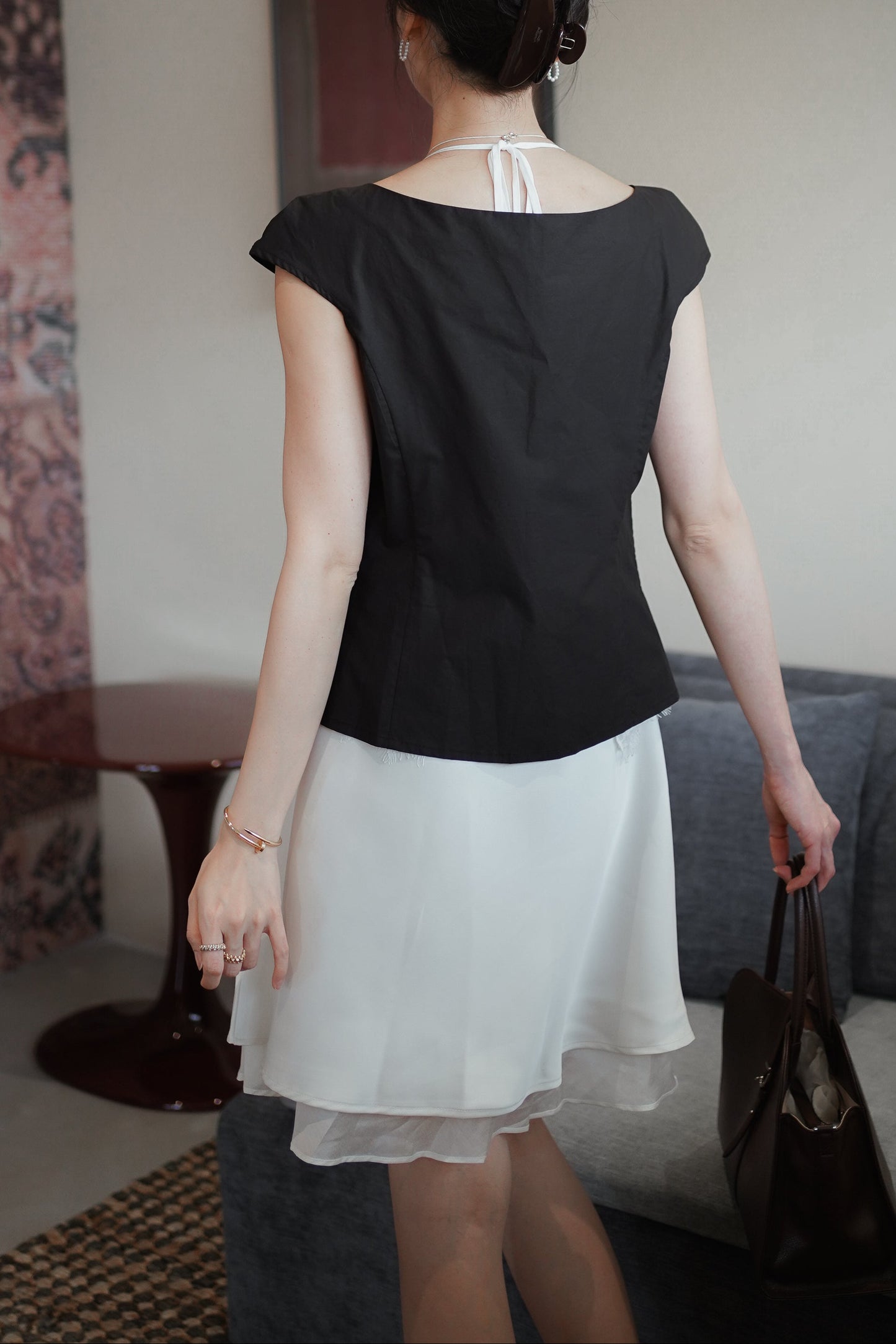 𝐉𝐮𝐧【Office Pick | 氣質中長裙 】 Double Layer Skirt