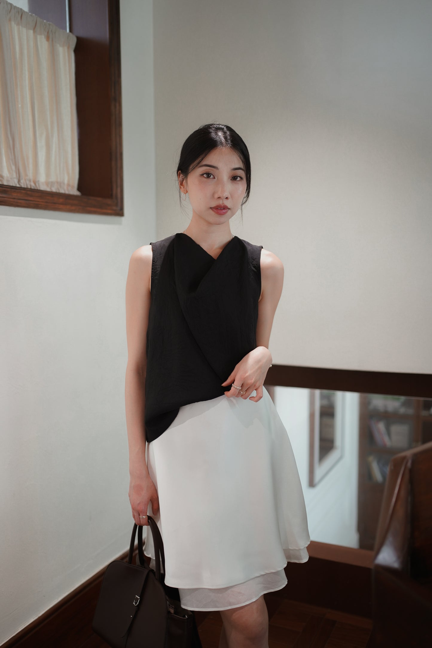 𝐉𝐮𝐧【Office Pick | 氣質中長裙 】 Double Layer Skirt