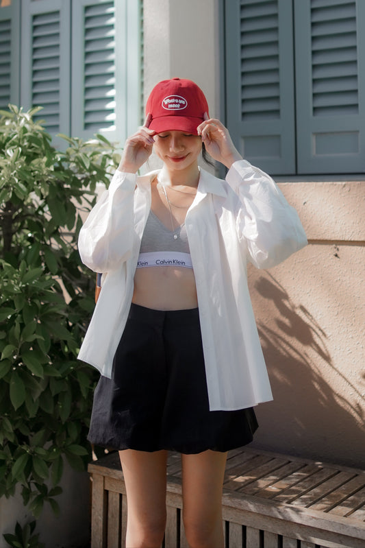 𝐀𝐮𝐭 Classic Solid Cotton Shirt