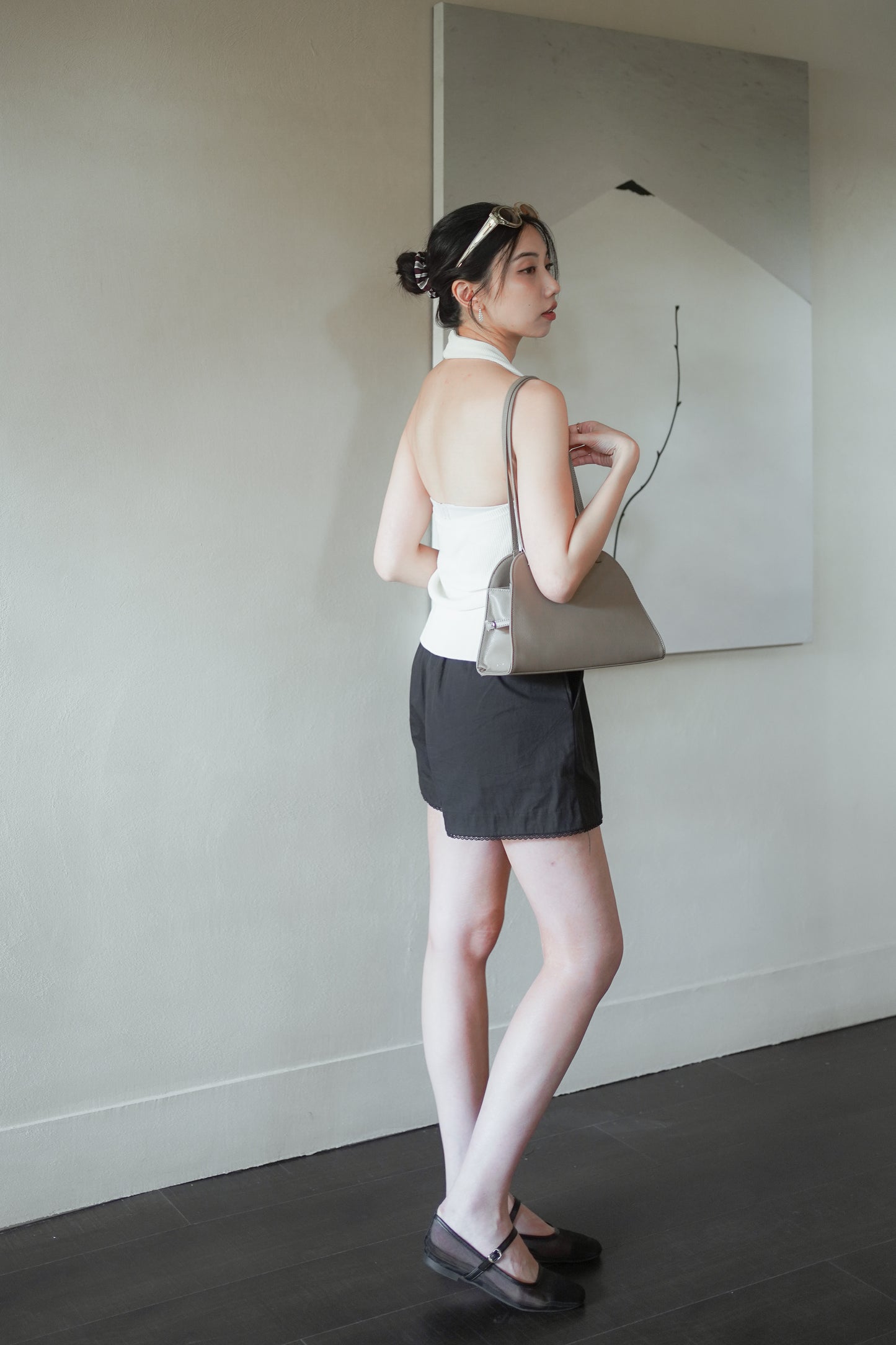 𝐉𝐮𝐧 Knitted Halter Neck