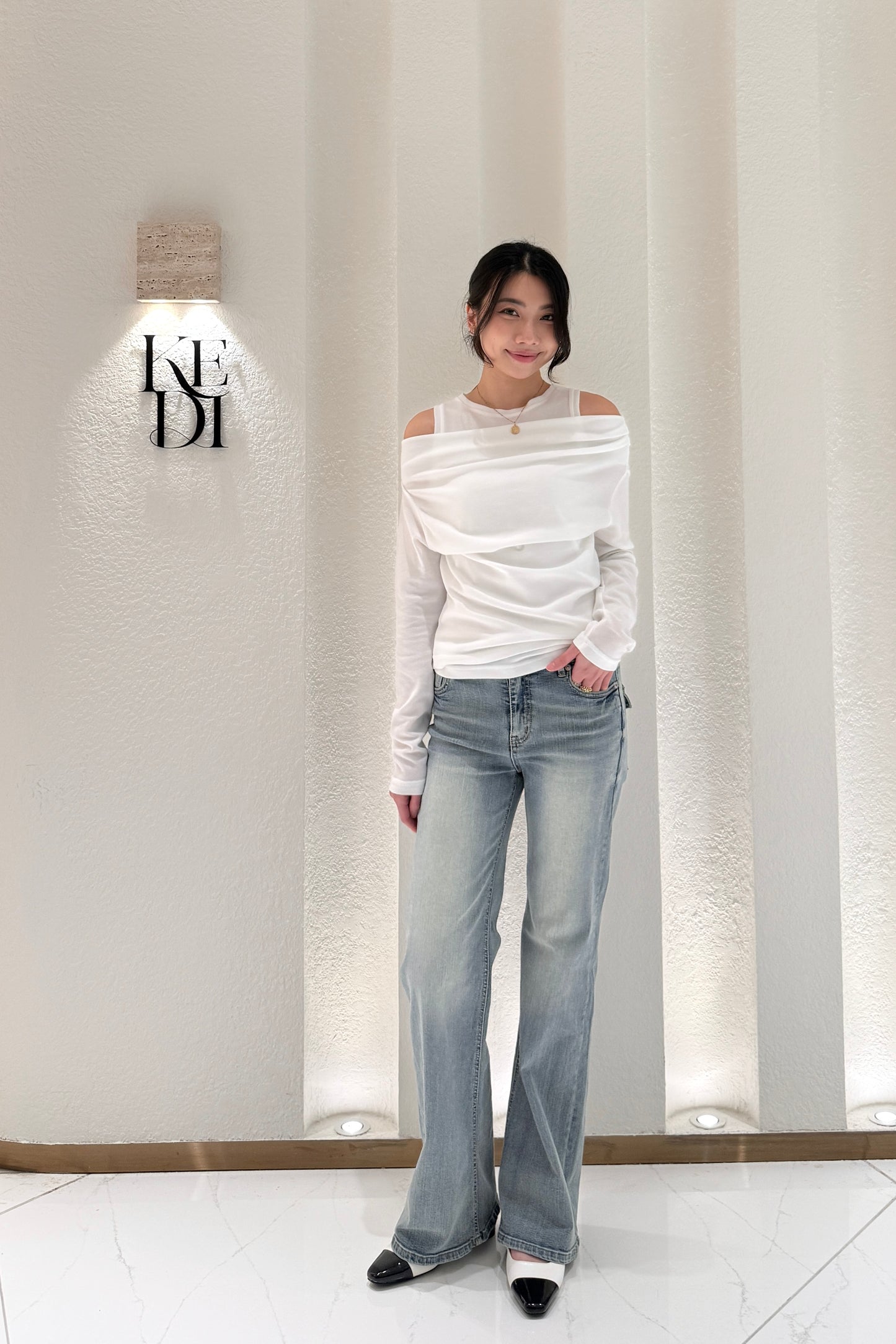𝐌𝐚𝐫🇰🇷 Slim-cut Flare Denim