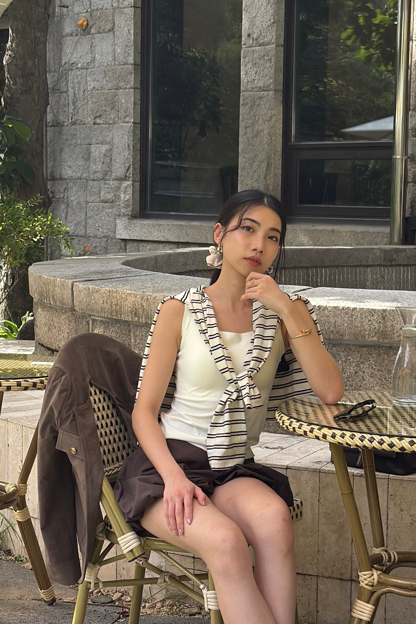 𝐒𝐞𝐩🇰🇷 Cambridge Stripes Cotton Polo