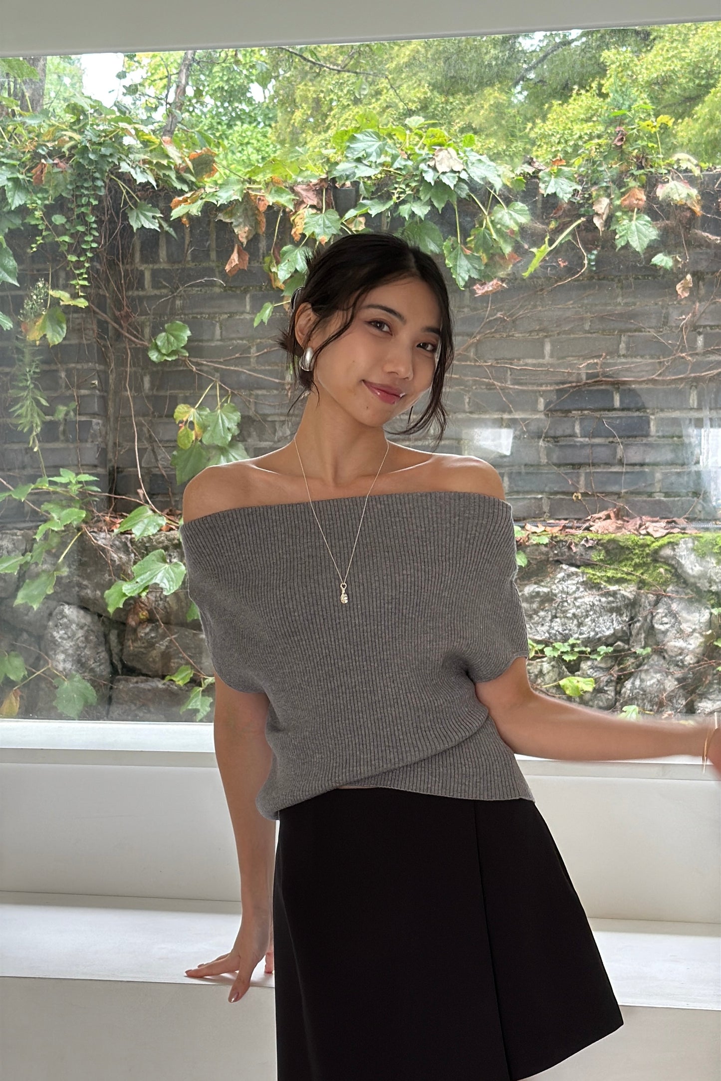 𝐒𝐞𝐩🇰🇷 Warmer Off-Shoulder Knit