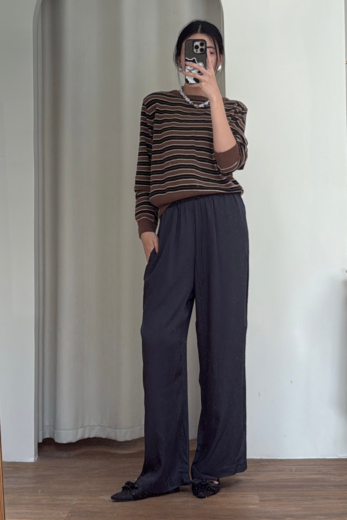 𝐀𝐮𝐭【Kedi Made】Flow Pants Petite+ 〖99cm〗