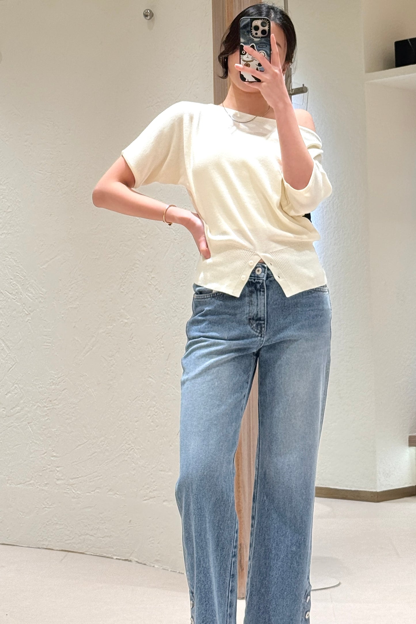 𝐅𝐞𝐛 One Shoulder Soft Knit