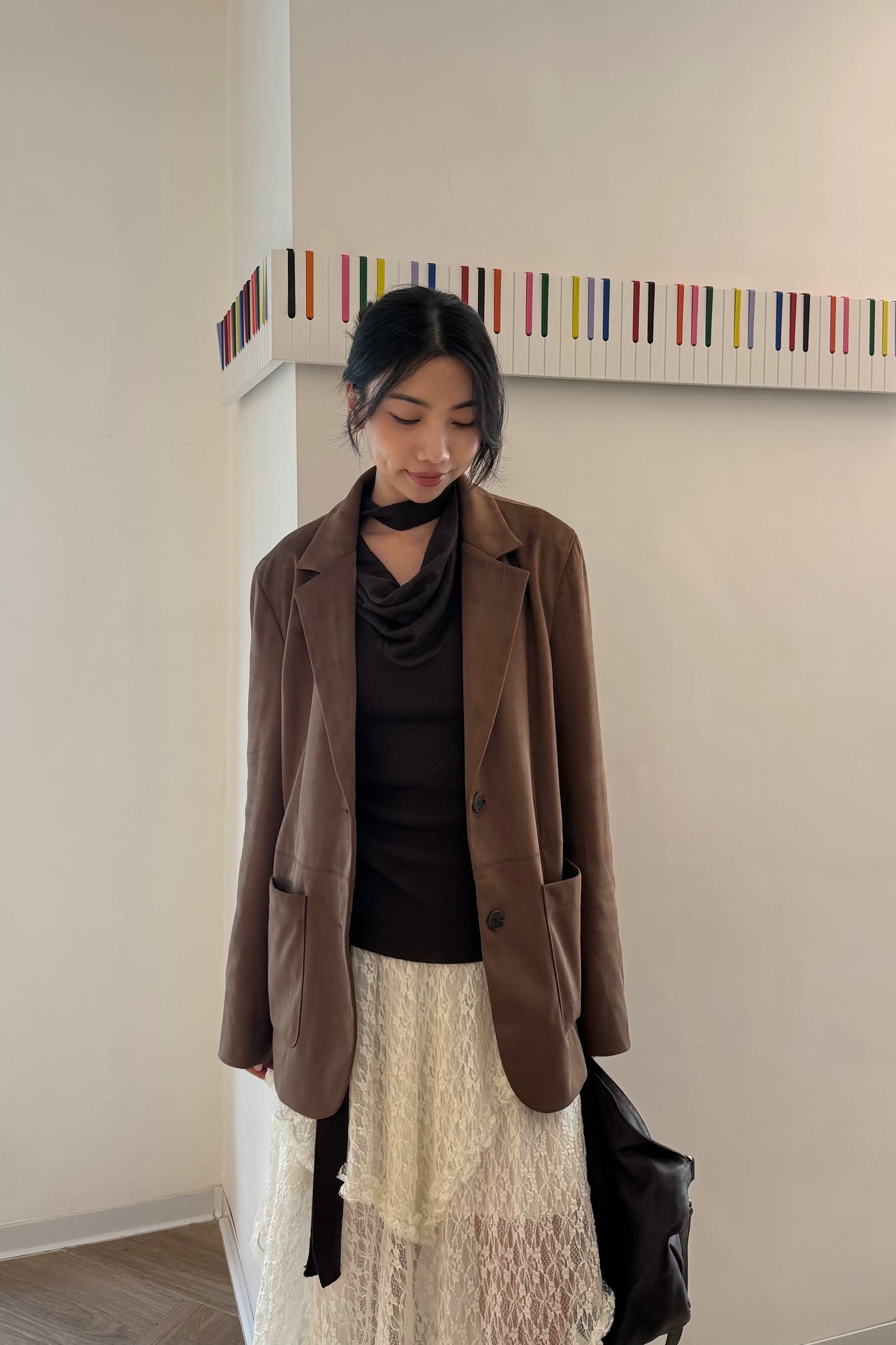 𝙎𝙖𝙡𝙚❣️【Kedi Made】 Suede Blazer ᵇᵉˢᵗ ⁱᵗᵉᵐ