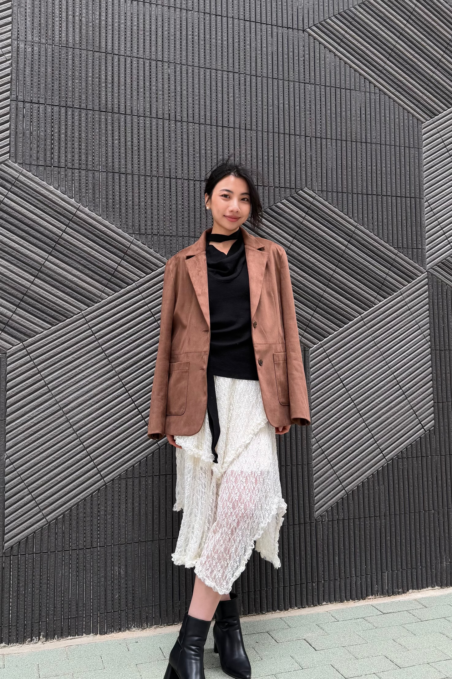 𝙎𝙖𝙡𝙚❣️【Kedi Made】 Suede Blazer ᵇᵉˢᵗ ⁱᵗᵉᵐ