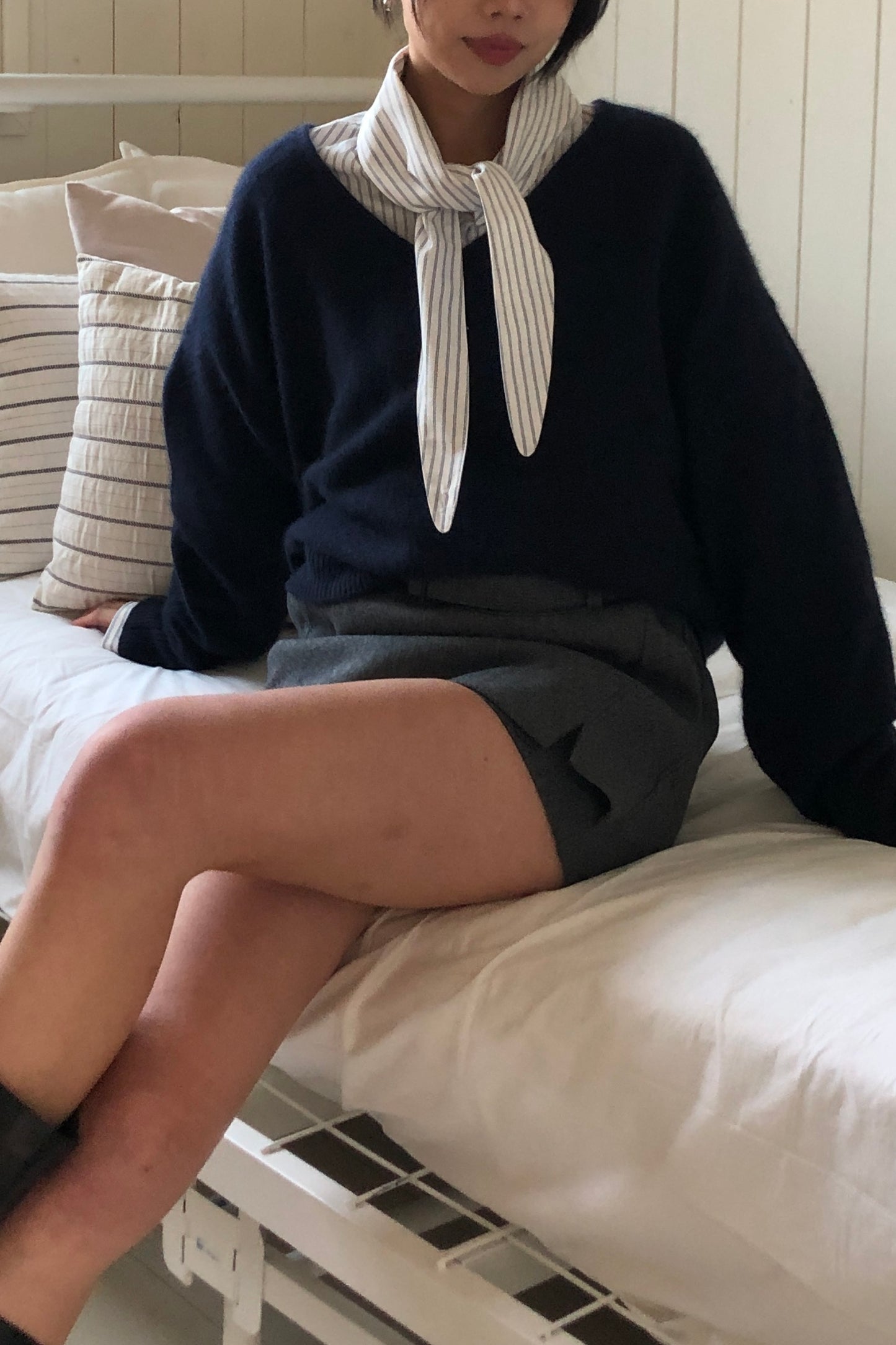 𝐃𝐞𝐜 Raccoon Wool Soft V-Knit【超親膚浣熊毛！】