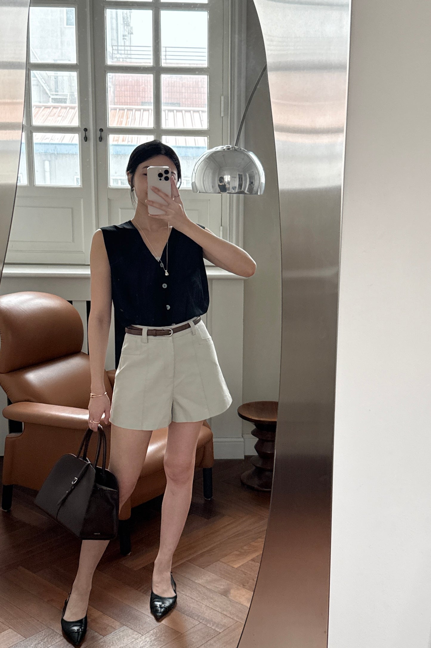 𝐌𝐚𝐲 〖都會俐落｜附皮帶〗Classic Belted Shortsᵇᵉˢᵗ ⁱᵗᵉᵐ