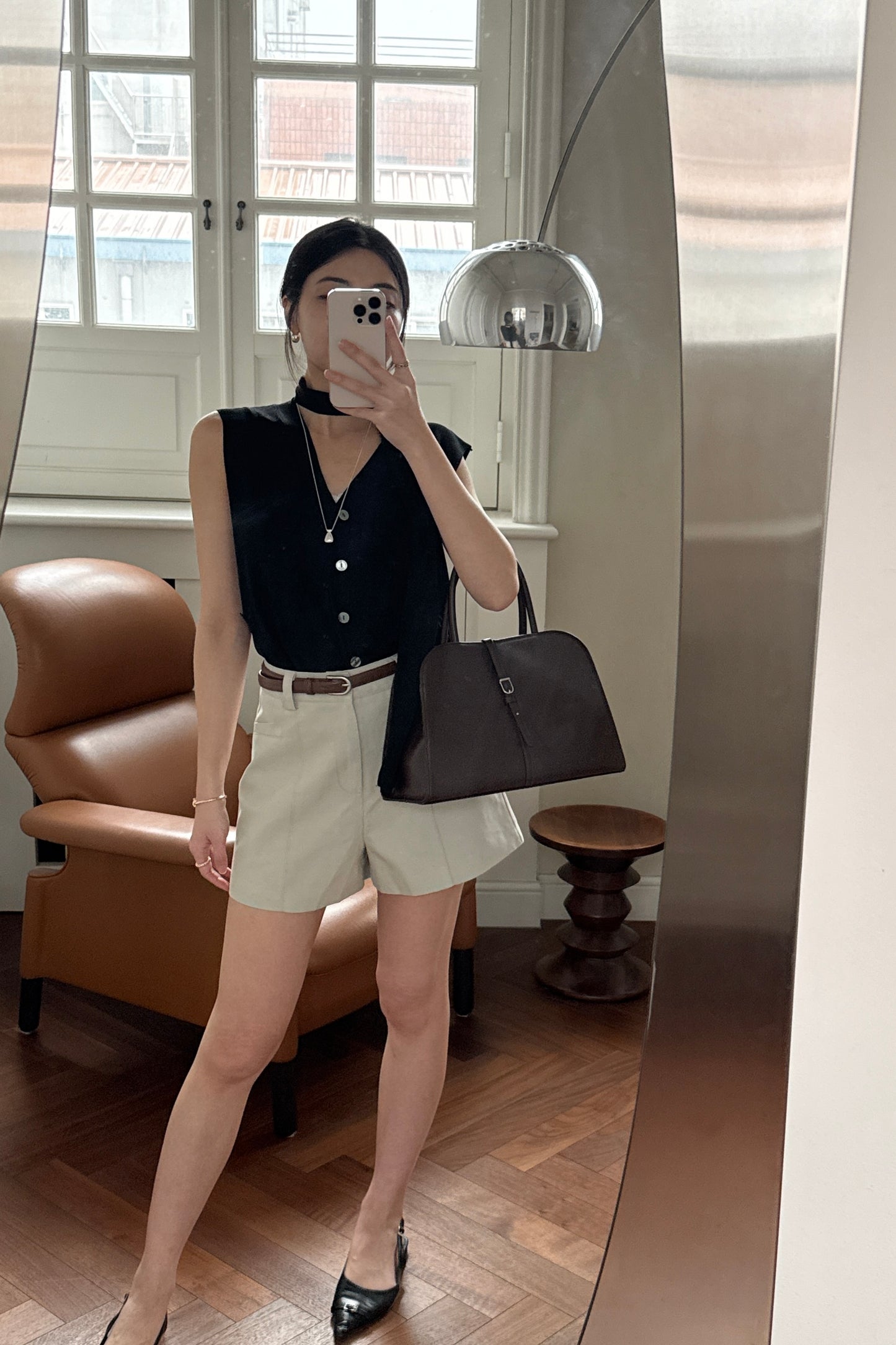 𝐌𝐚𝐲 〖Office Pick | 免熨〗Drape Scarf Twist Vestᵇᵉˢᵗ ⁱᵗᵉᵐ