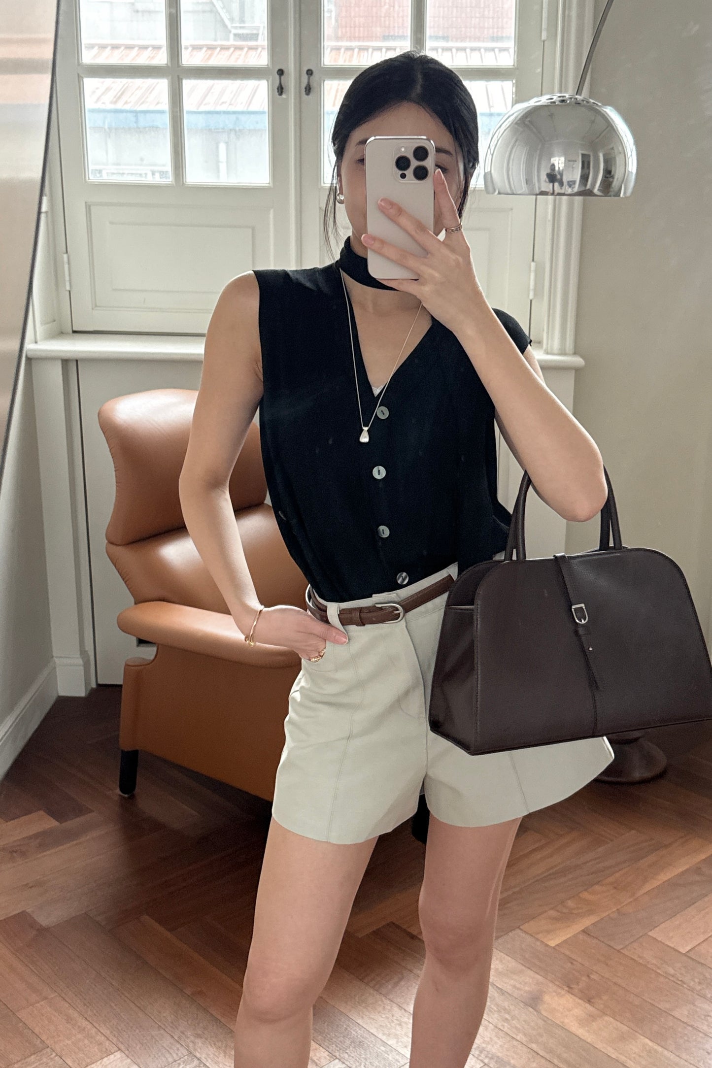 𝐌𝐚𝐲 〖Office Pick | 免熨〗Drape Scarf Twist Vestᵇᵉˢᵗ ⁱᵗᵉᵐ