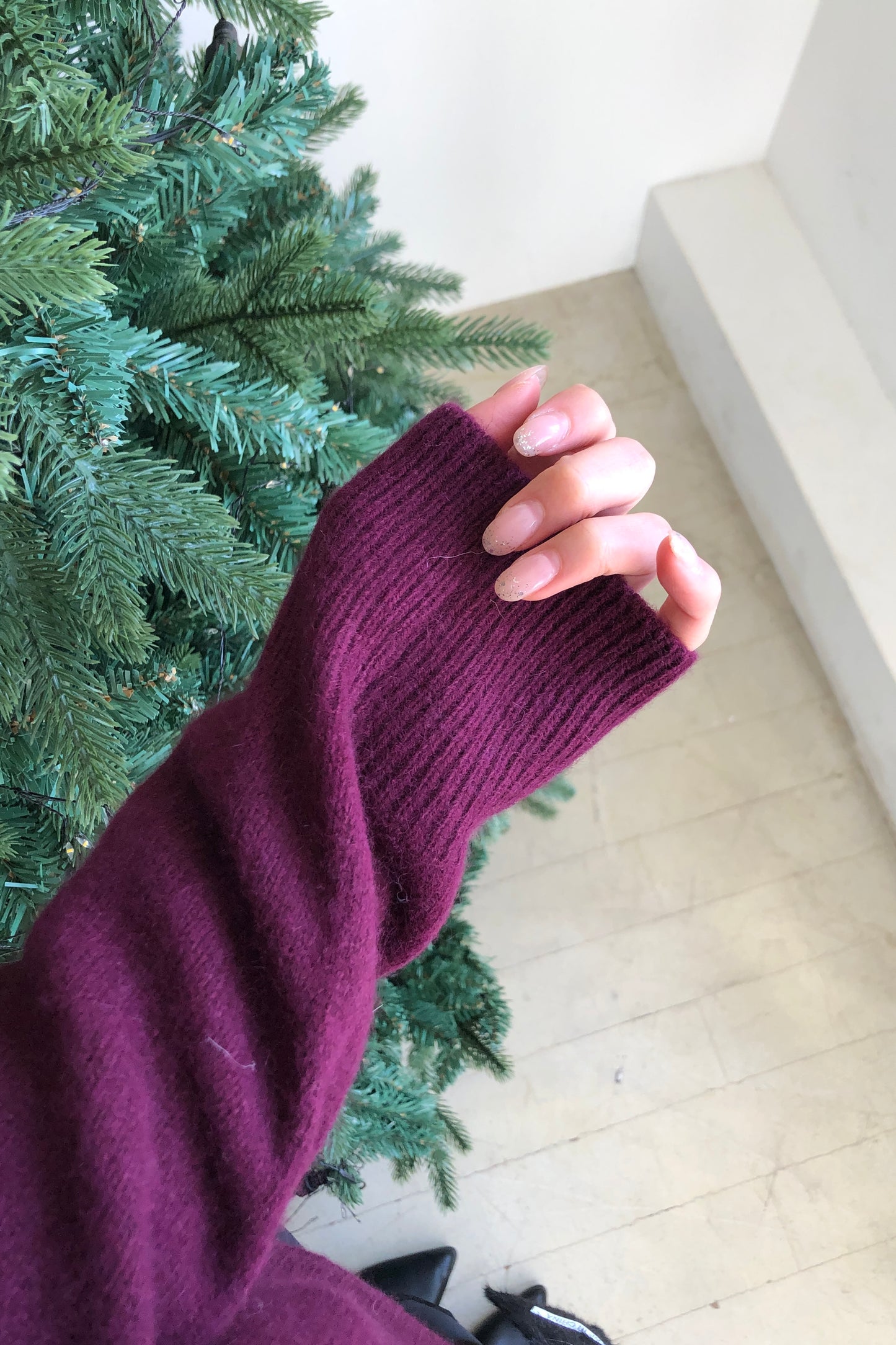 𝐃𝐞𝐜 Raccoon Wool Soft V-Knit【超親膚浣熊毛！】