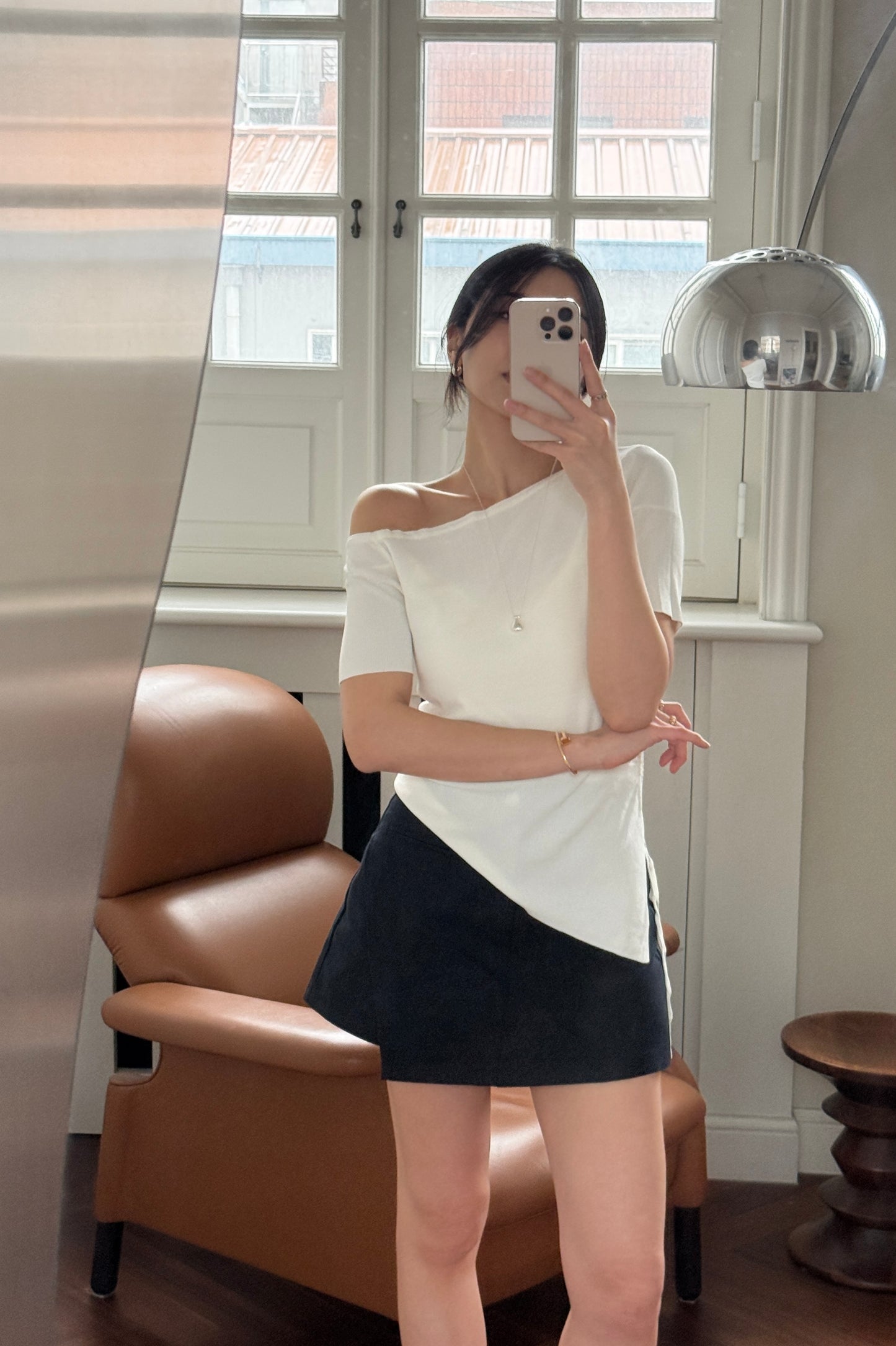 𝐌𝐚𝐲 Asymmetric Drawstring Top