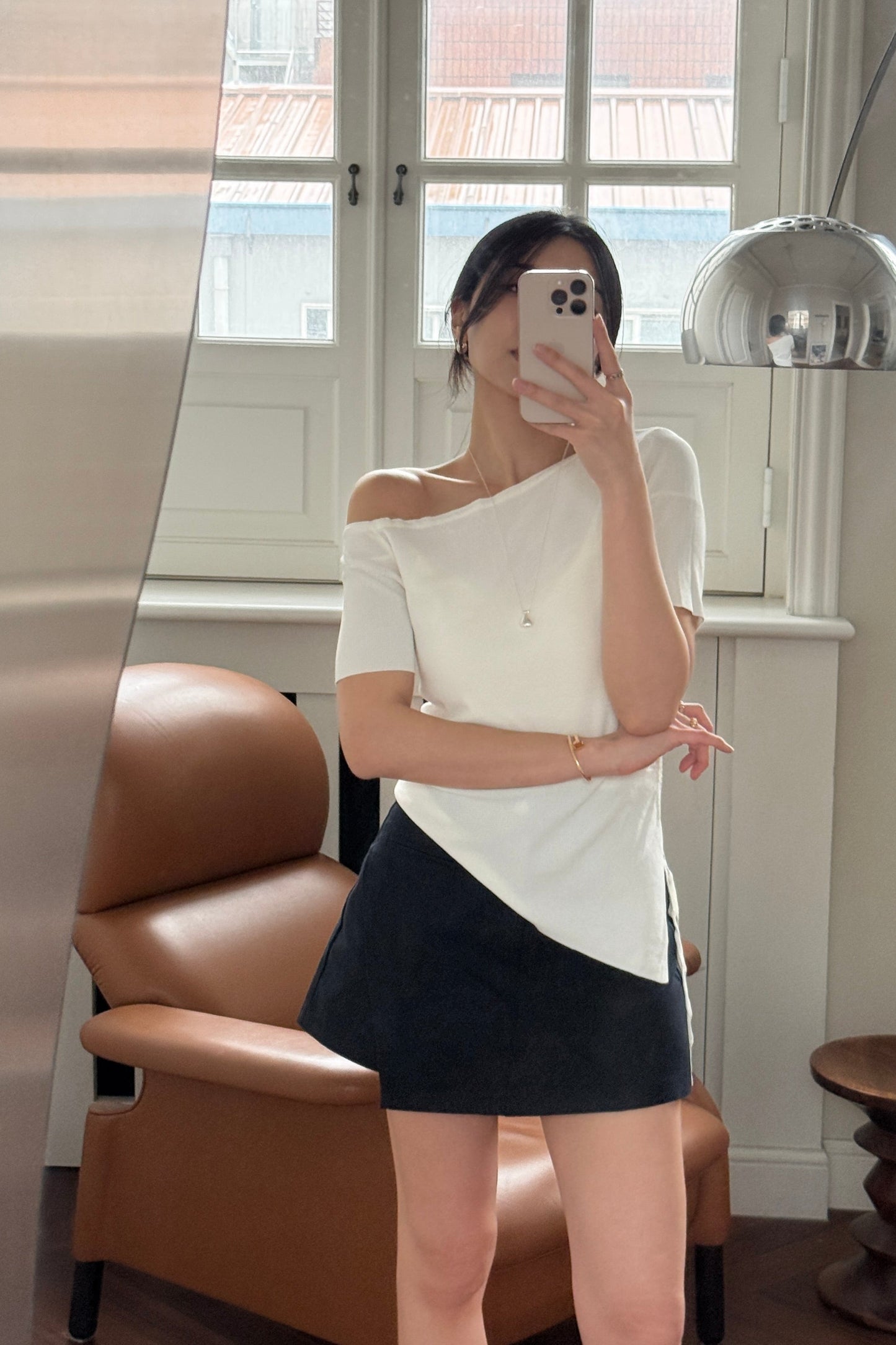 𝐌𝐚𝐲 Asymmetric Drawstring Top