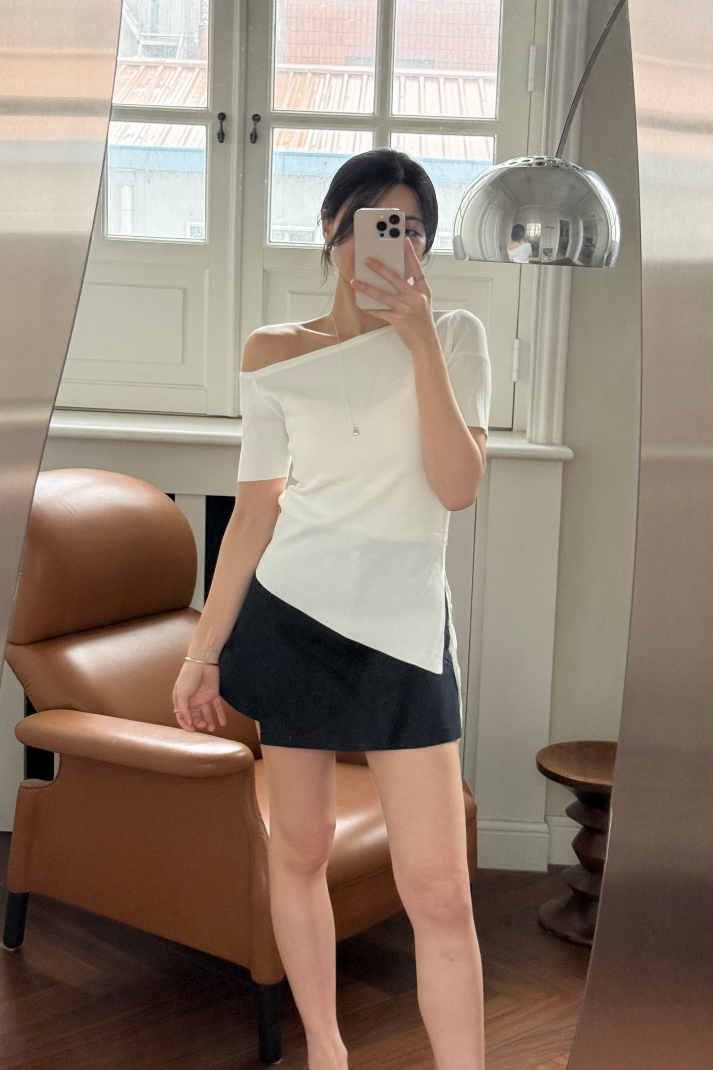 𝐌𝐚𝐲 Asymmetric Drawstring Top