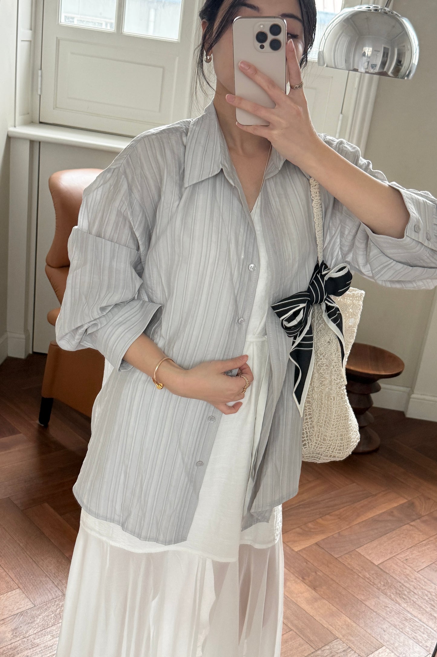 𝐌𝐚𝐲 〖夏日透明感〗 Sheer Flare Panel Dress
