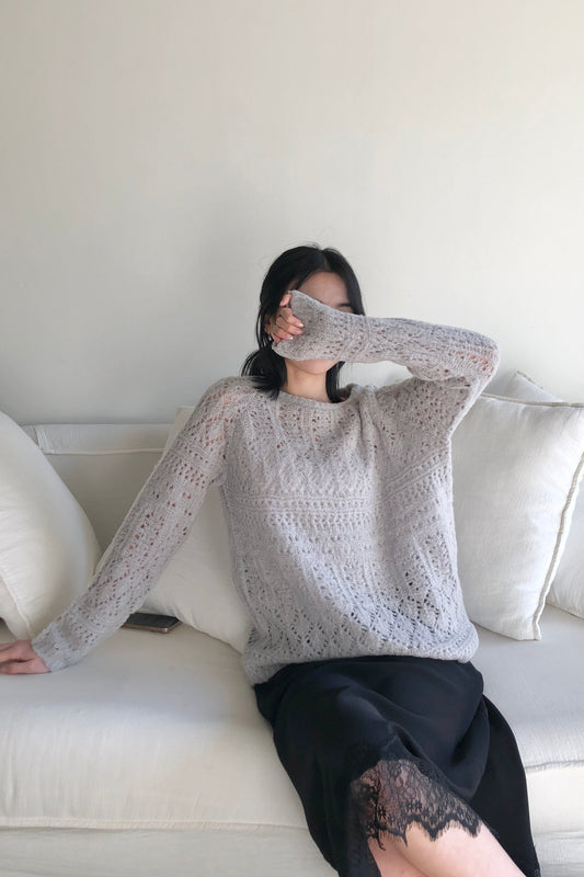 𝐍𝐨𝐯🇰🇷 Wool Mochi Lace Knit【高質全羊毛款】