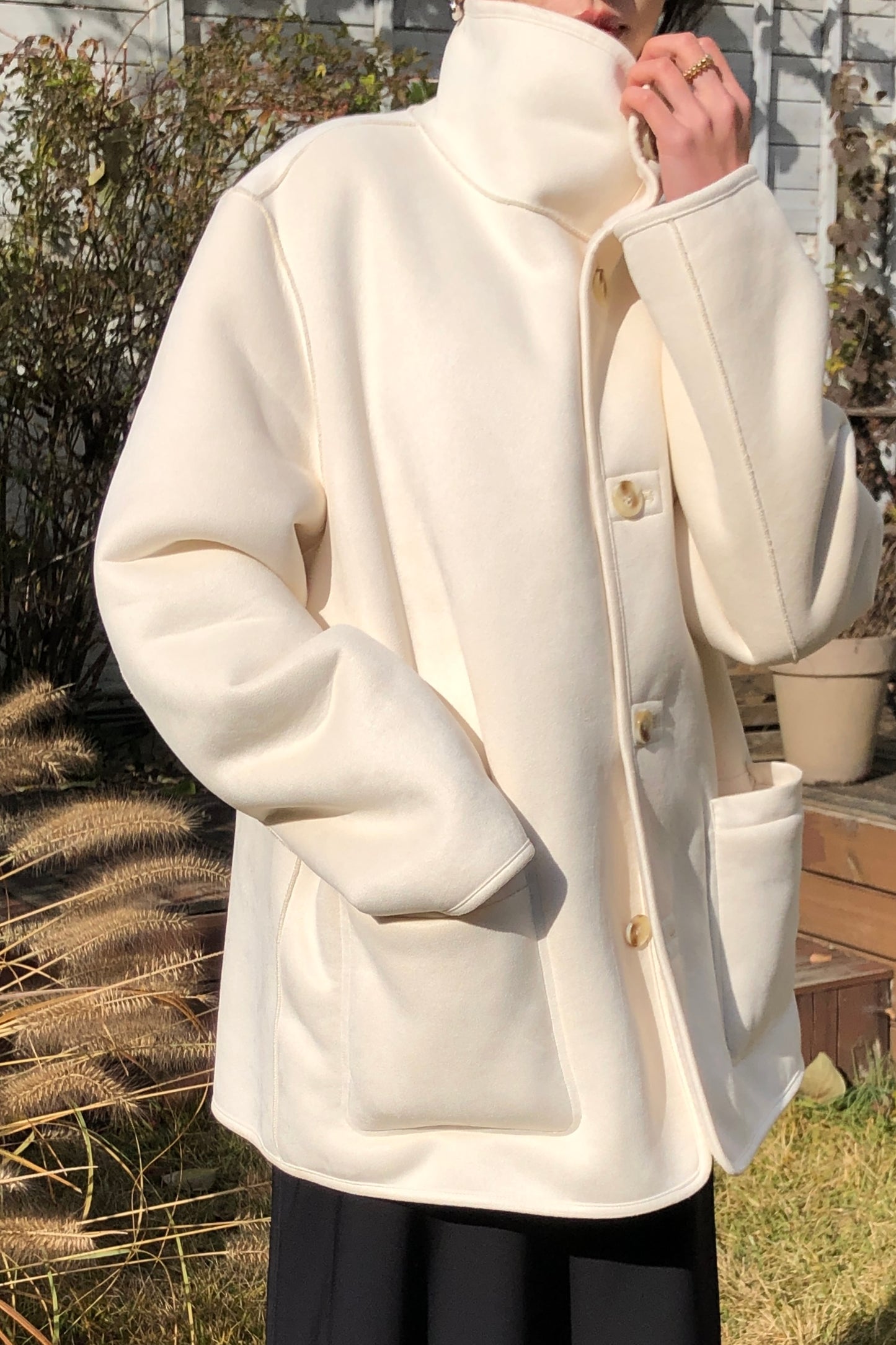𝐍𝐨𝐯🇰🇷 Dual-Side Fleece Coat ᵇᵉˢᵗ ⁱᵗᵉᵐ