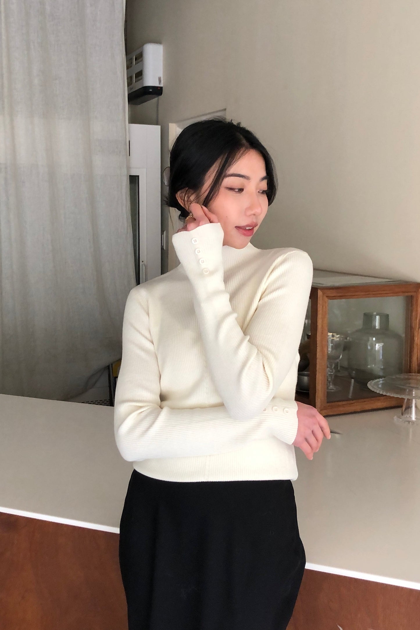 𝐃𝐞𝐜 Light Wool Fitted Top 【輕羊毛修身款】ᵇᵉˢᵗ ⁱᵗᵉᵐ