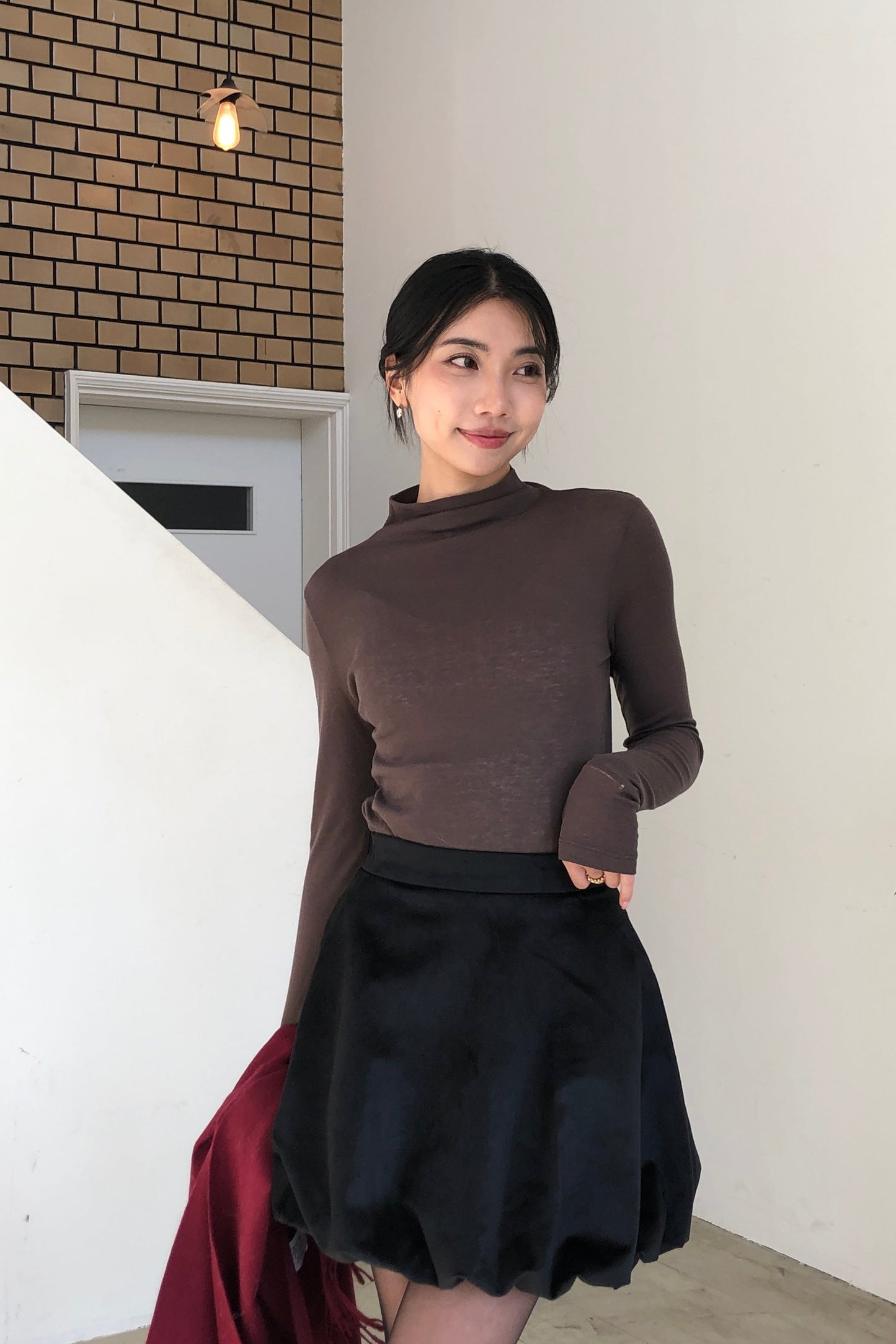 𝐍𝐨𝐯🇰🇷Velvet Bubble Skirt