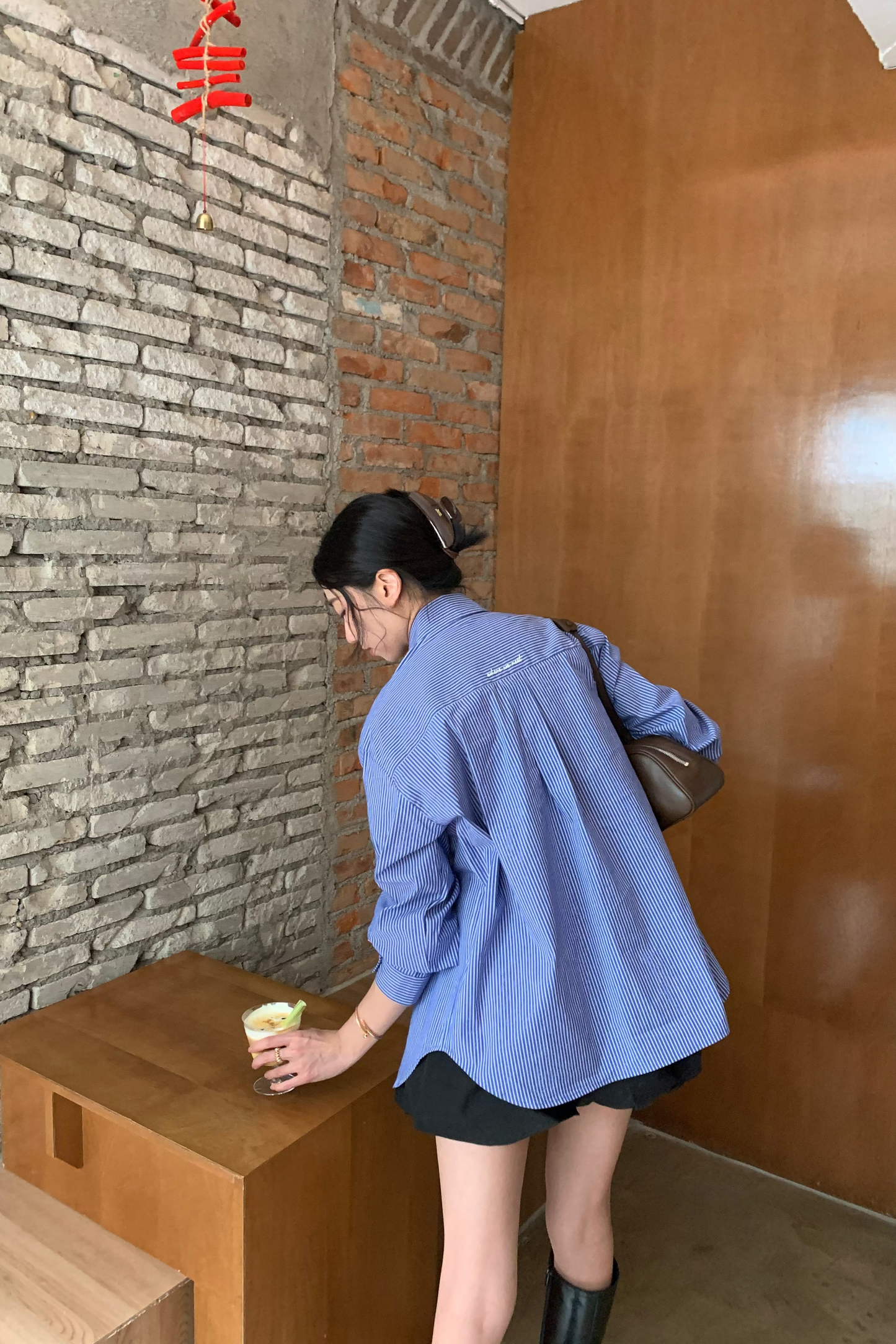 𝐒𝐞𝐩🇰🇷 Stripe Essential Shirt【免熨自然直！】
