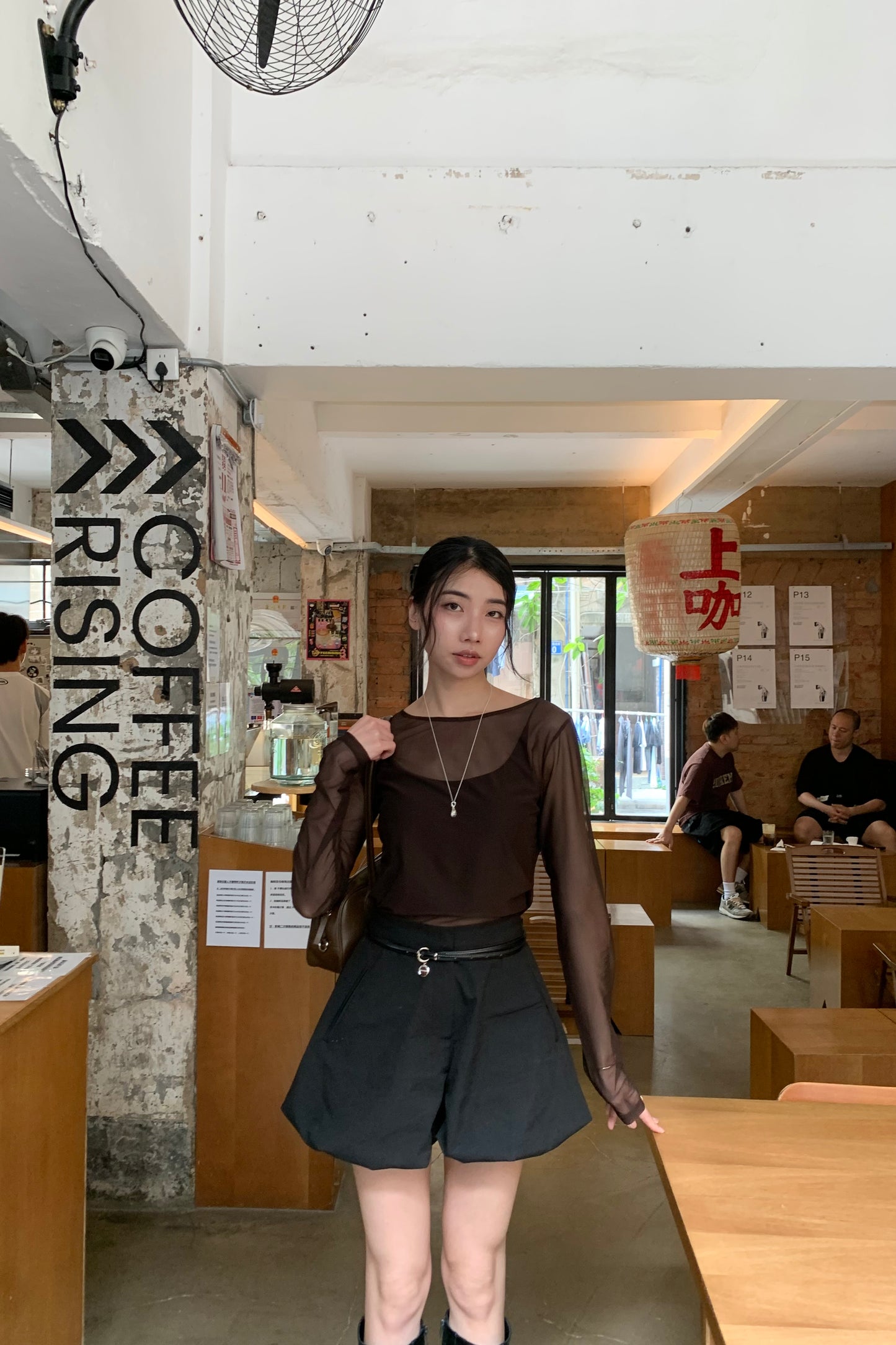 𝐒𝐞𝐩🇰🇷 Sheer Veil Shirt