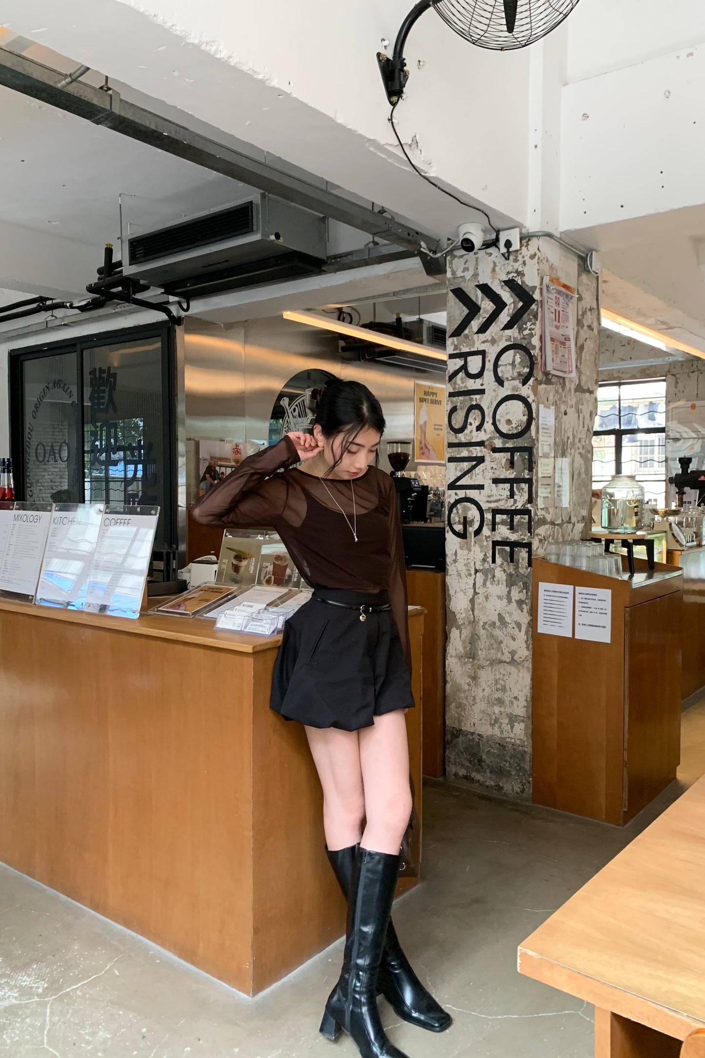 𝐒𝐞𝐩🇰🇷 Sheer Veil Shirt