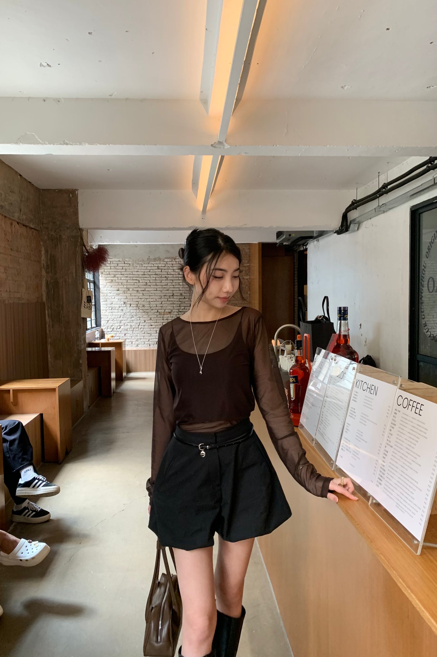 𝐒𝐞𝐩🇰🇷 Sheer Veil Shirt