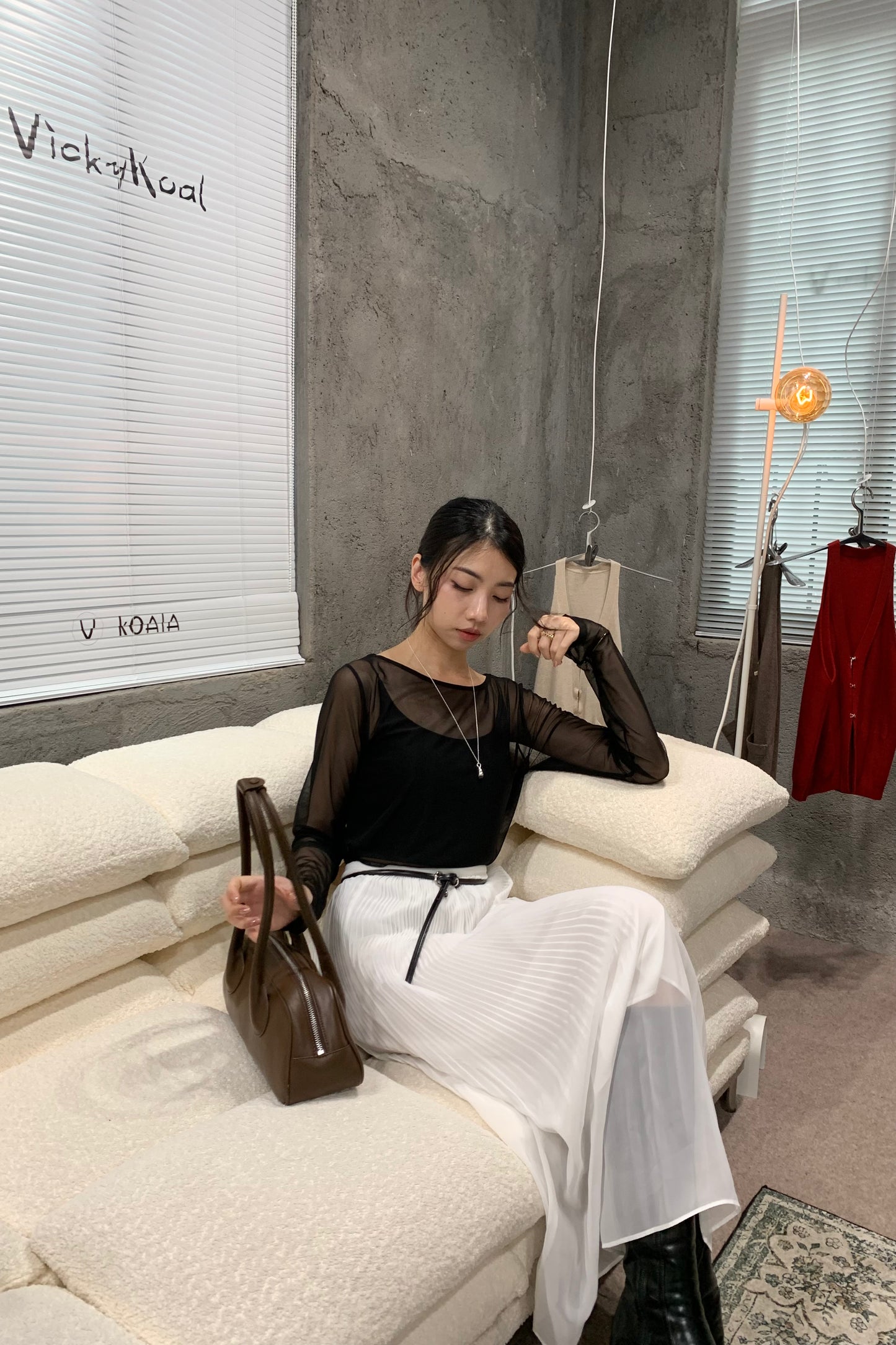 𝐒𝐞𝐩🇰🇷 Sheer Veil Shirt