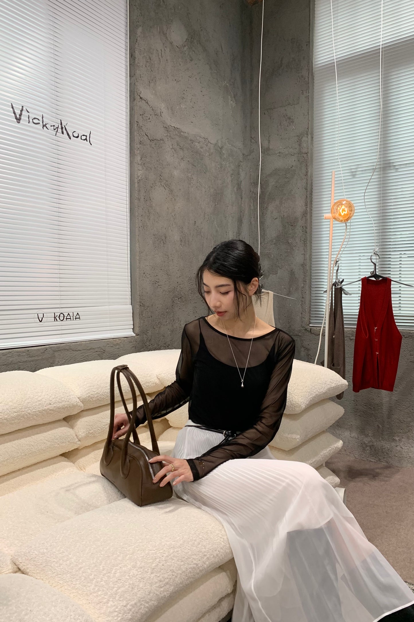 𝐒𝐞𝐩🇰🇷 Sheer Veil Shirt