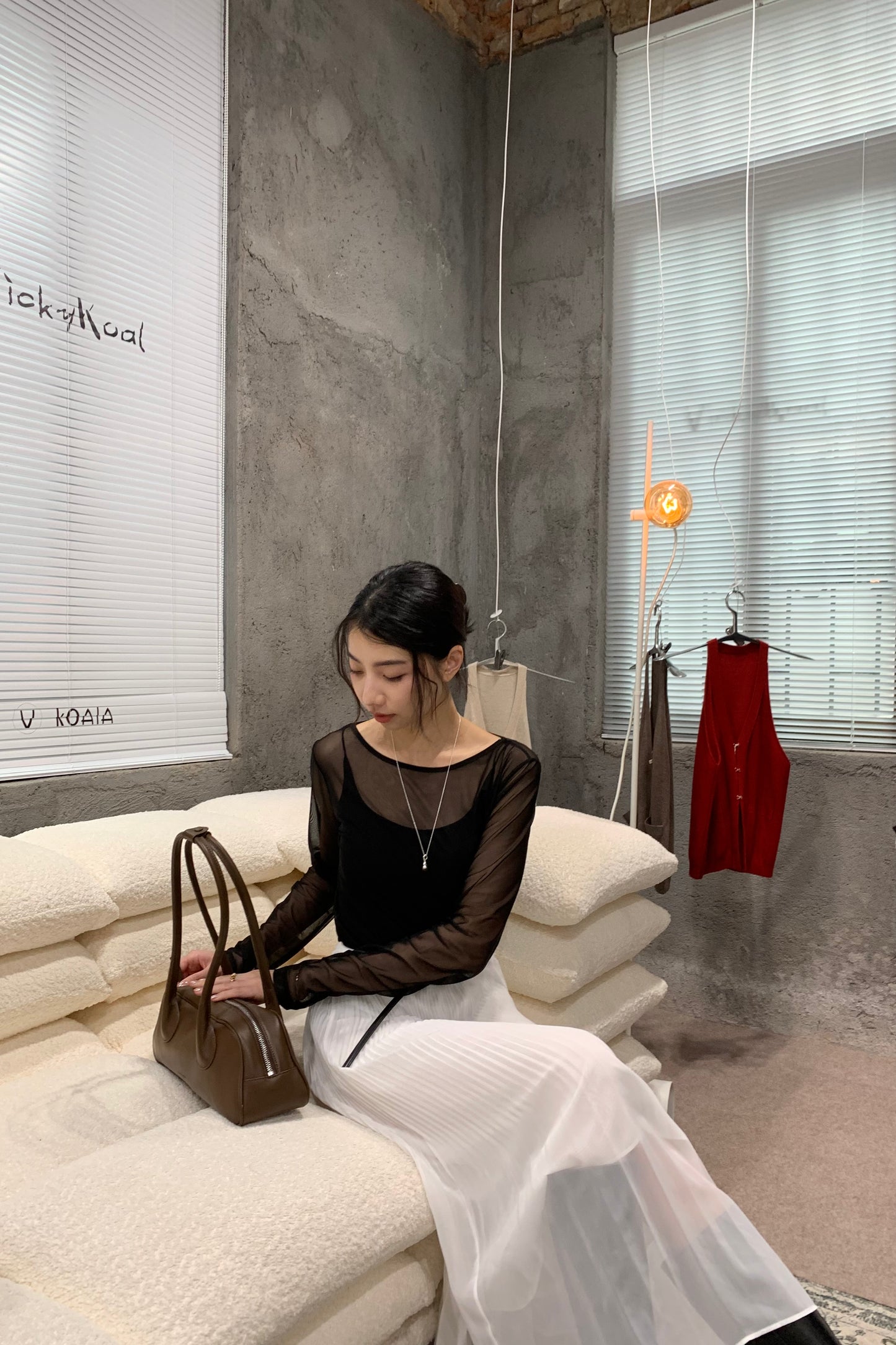𝐒𝐞𝐩🇰🇷 Sheer Veil Shirt