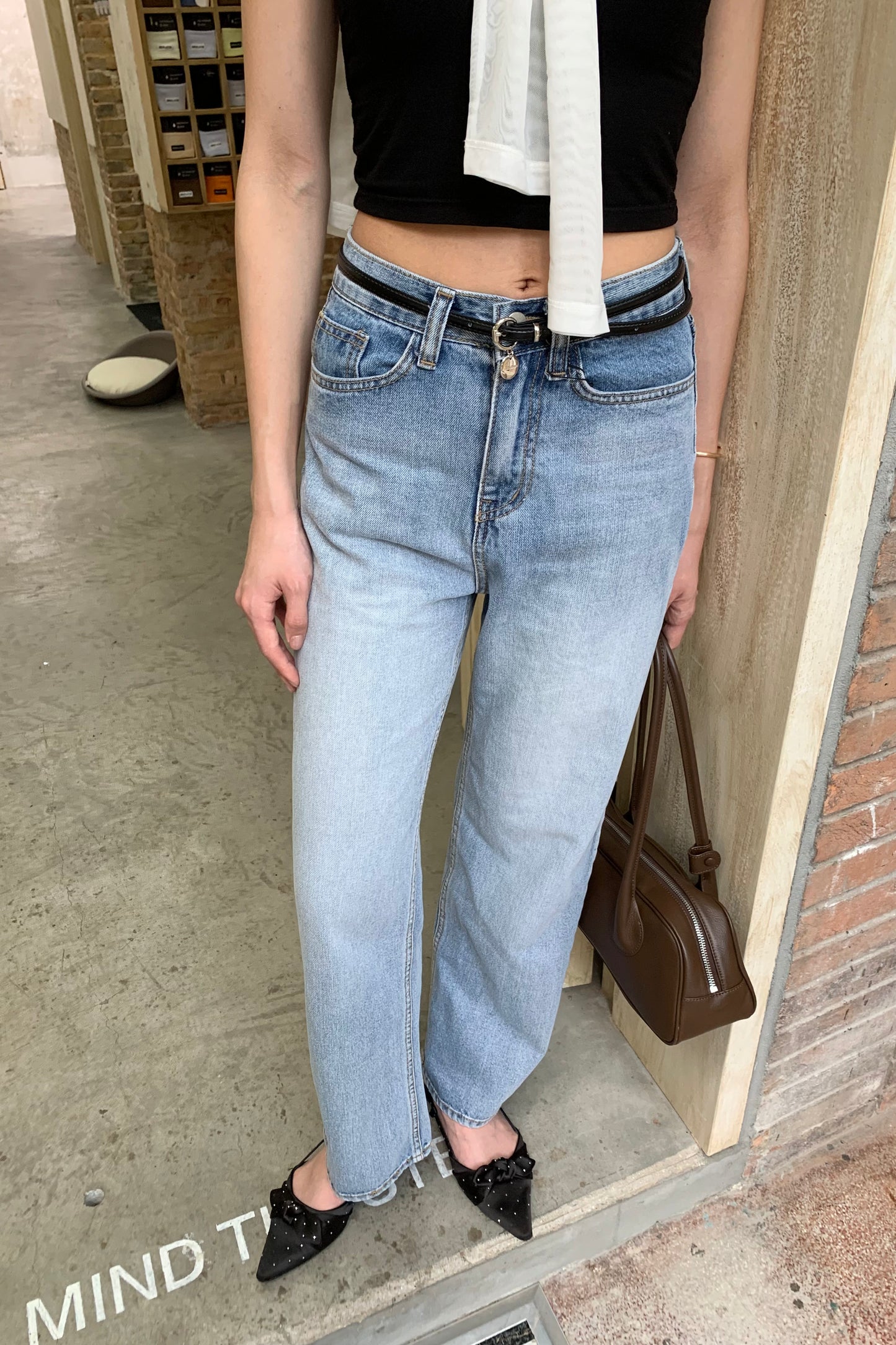 𝐒𝐞𝐩🇰🇷 Azure Straight Denim