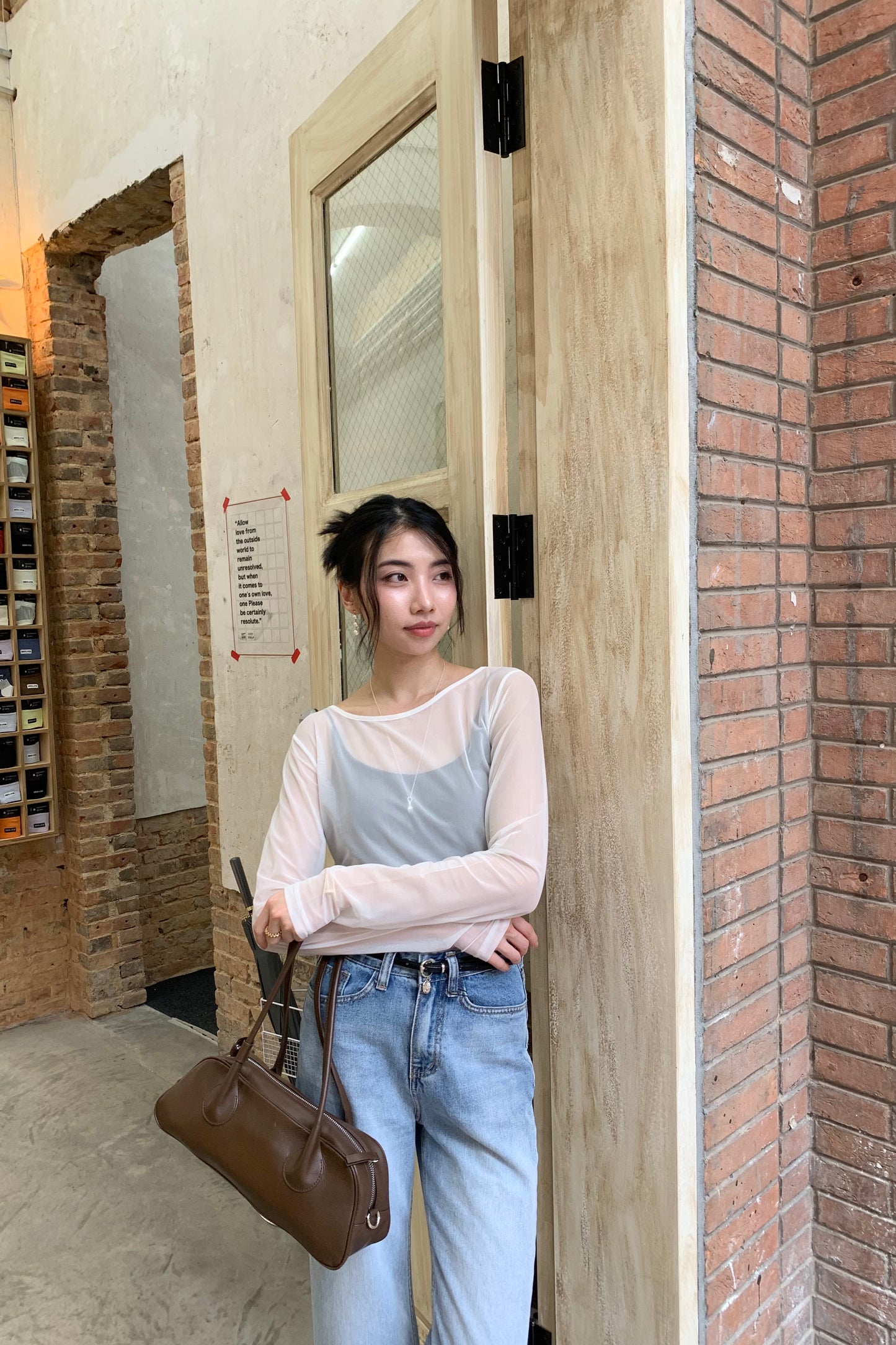 𝐒𝐞𝐩🇰🇷 Sheer Veil Shirt