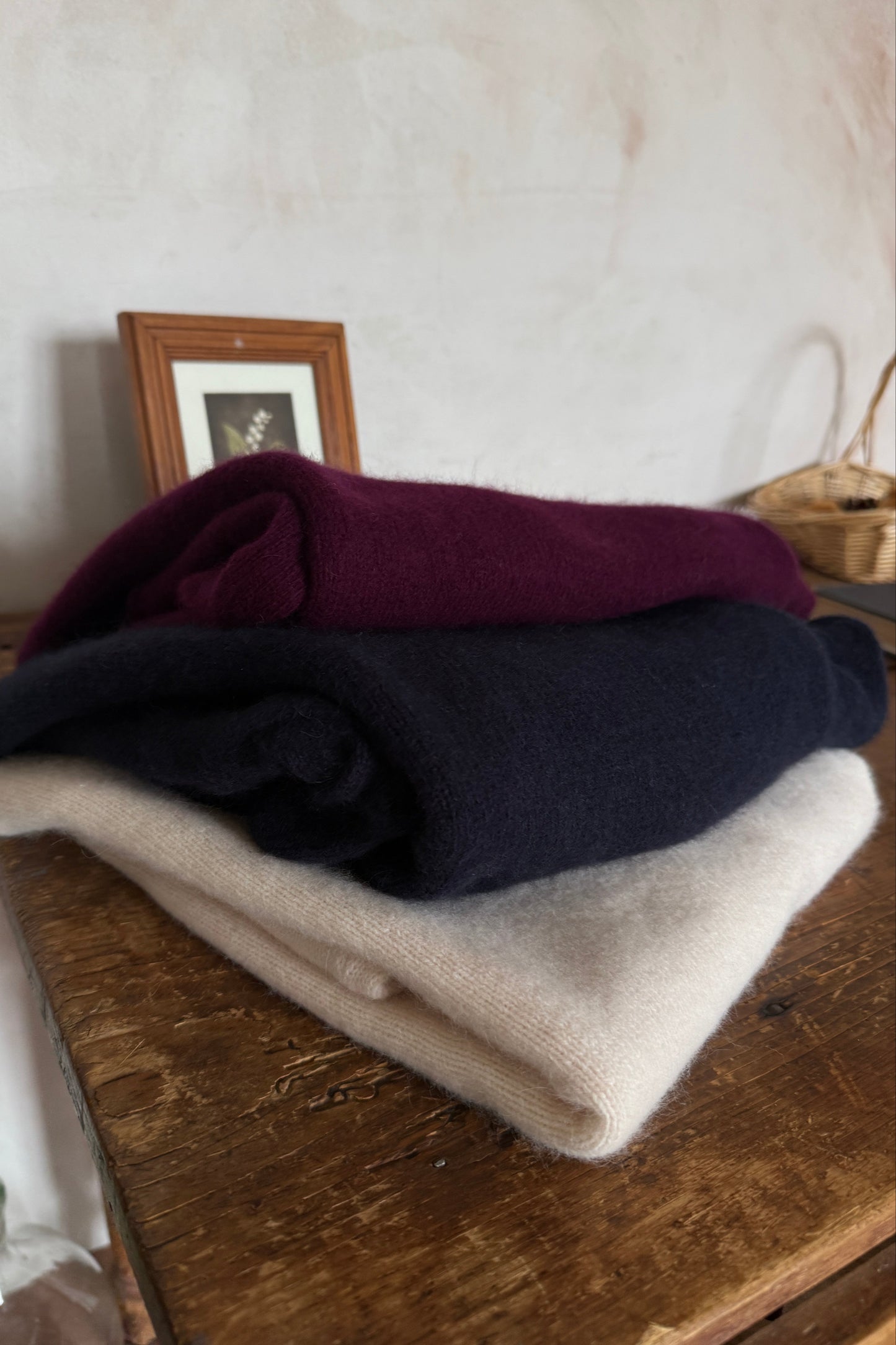 𝐃𝐞𝐜 Raccoon Wool Soft V-Knit【超親膚浣熊毛！】