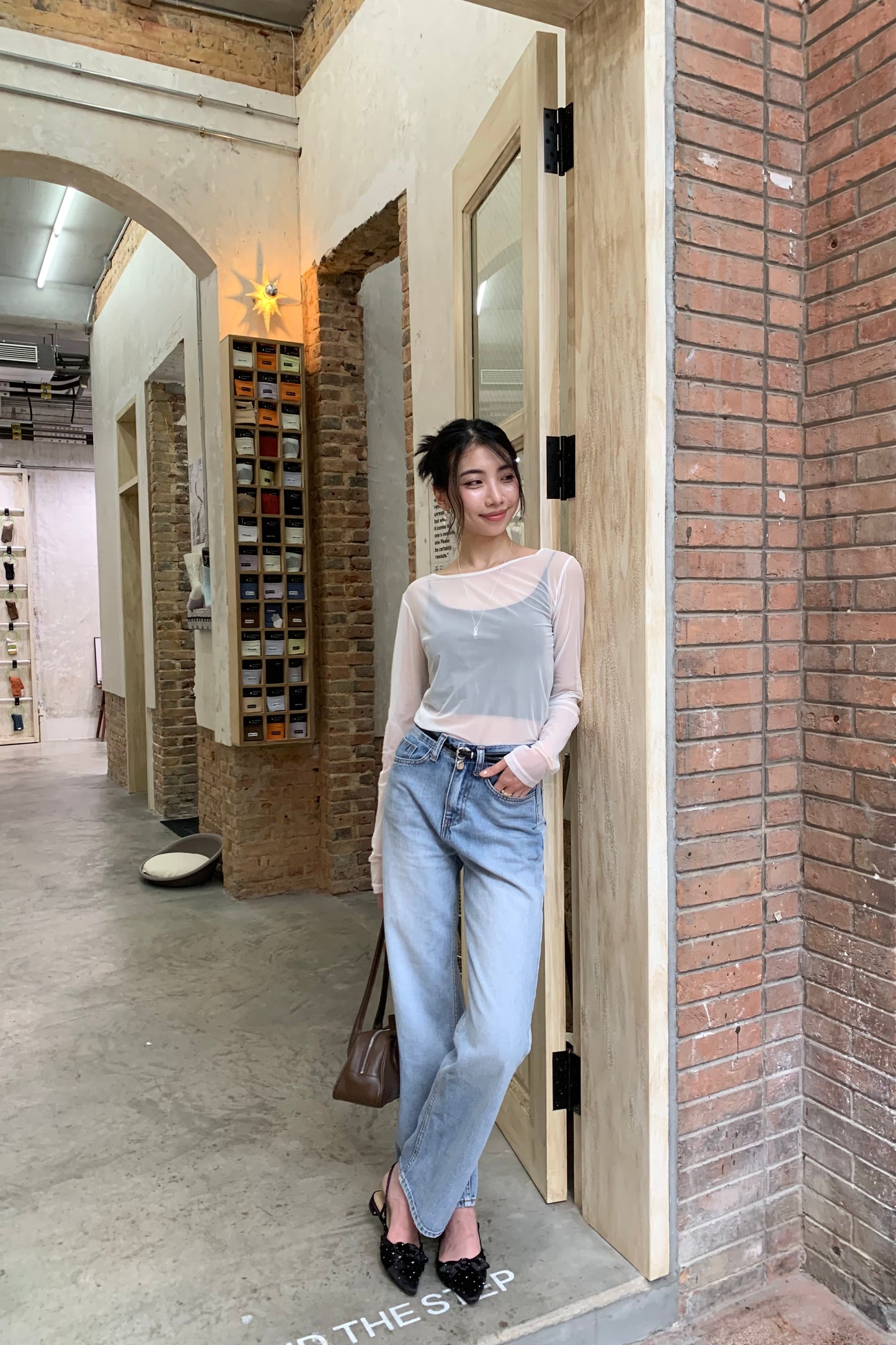 𝐒𝐞𝐩🇰🇷 Sheer Veil Shirt